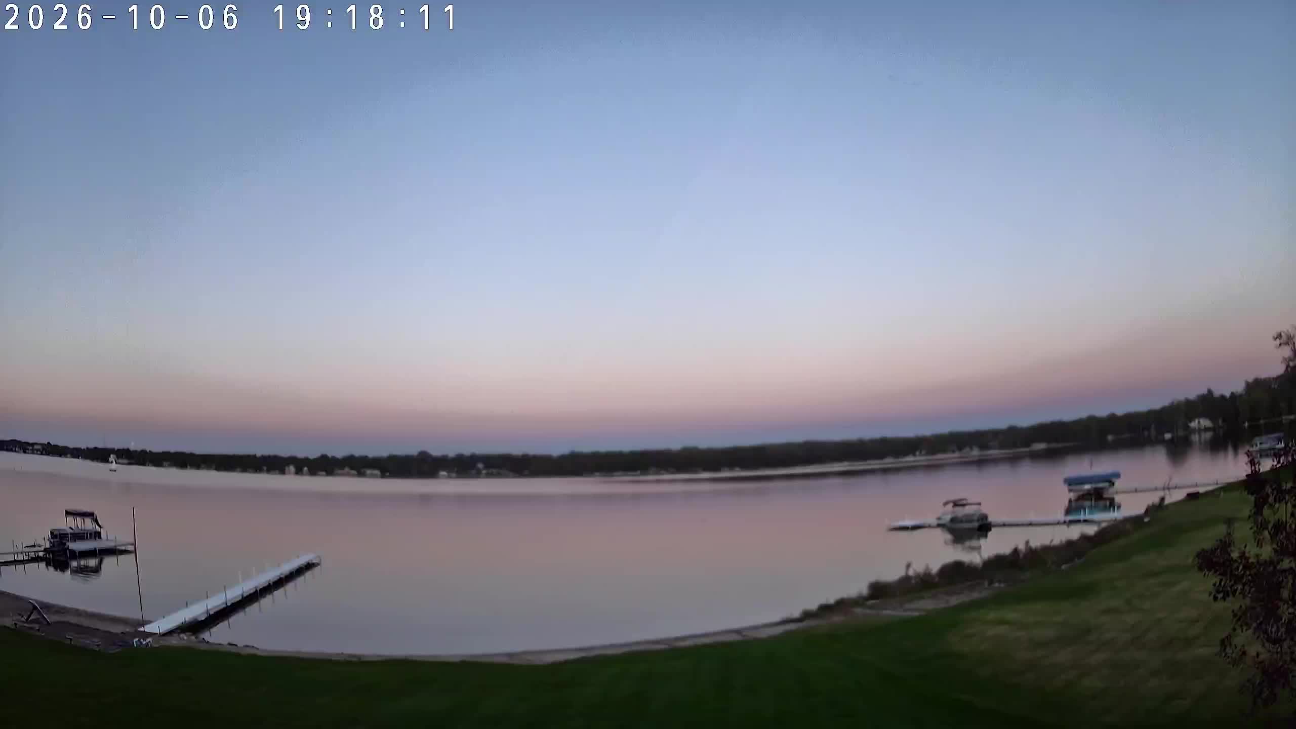 Winona Lake Sunset — October 6, 2026