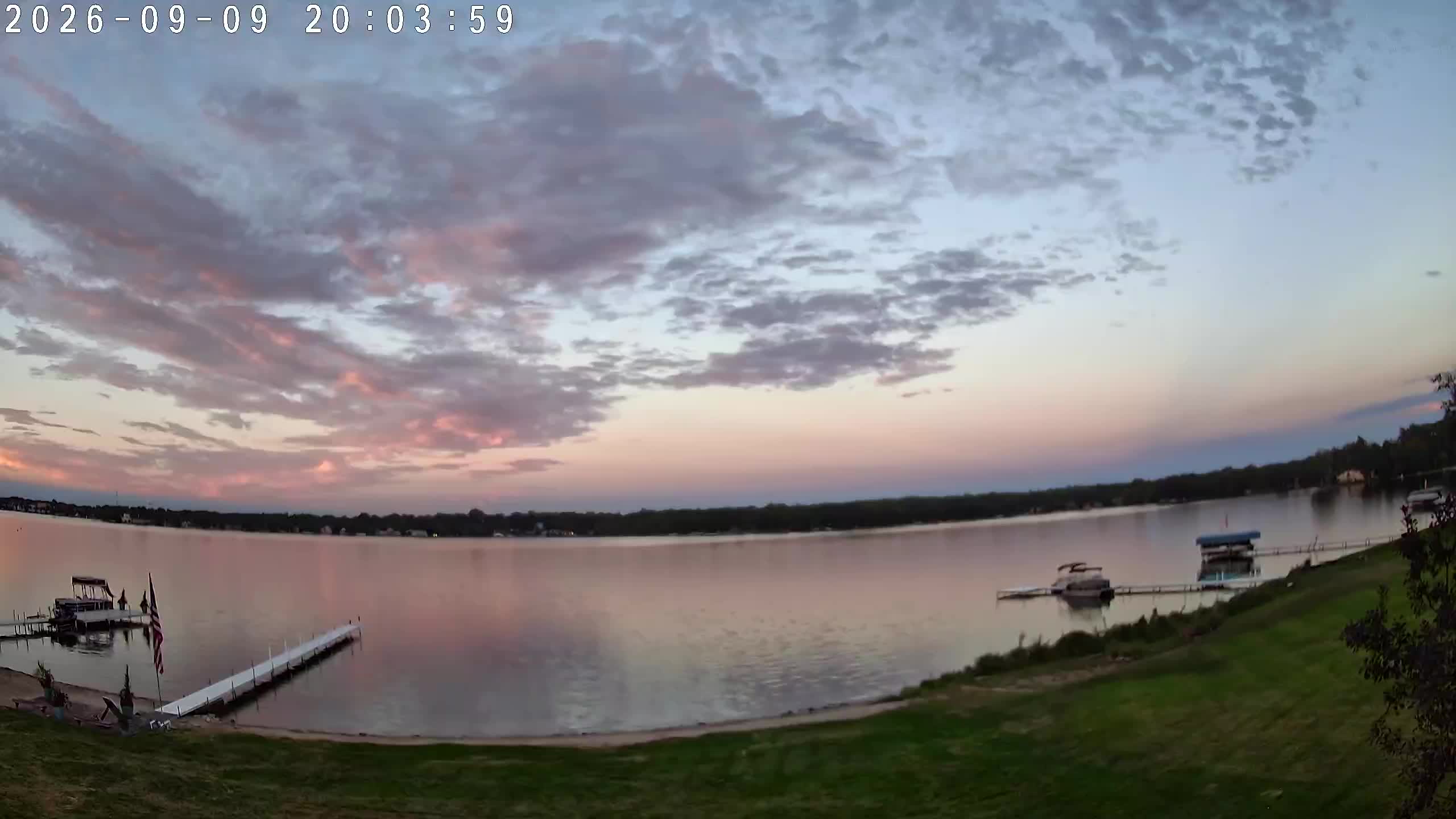 Winona Lake Sunset — September 9, 2026