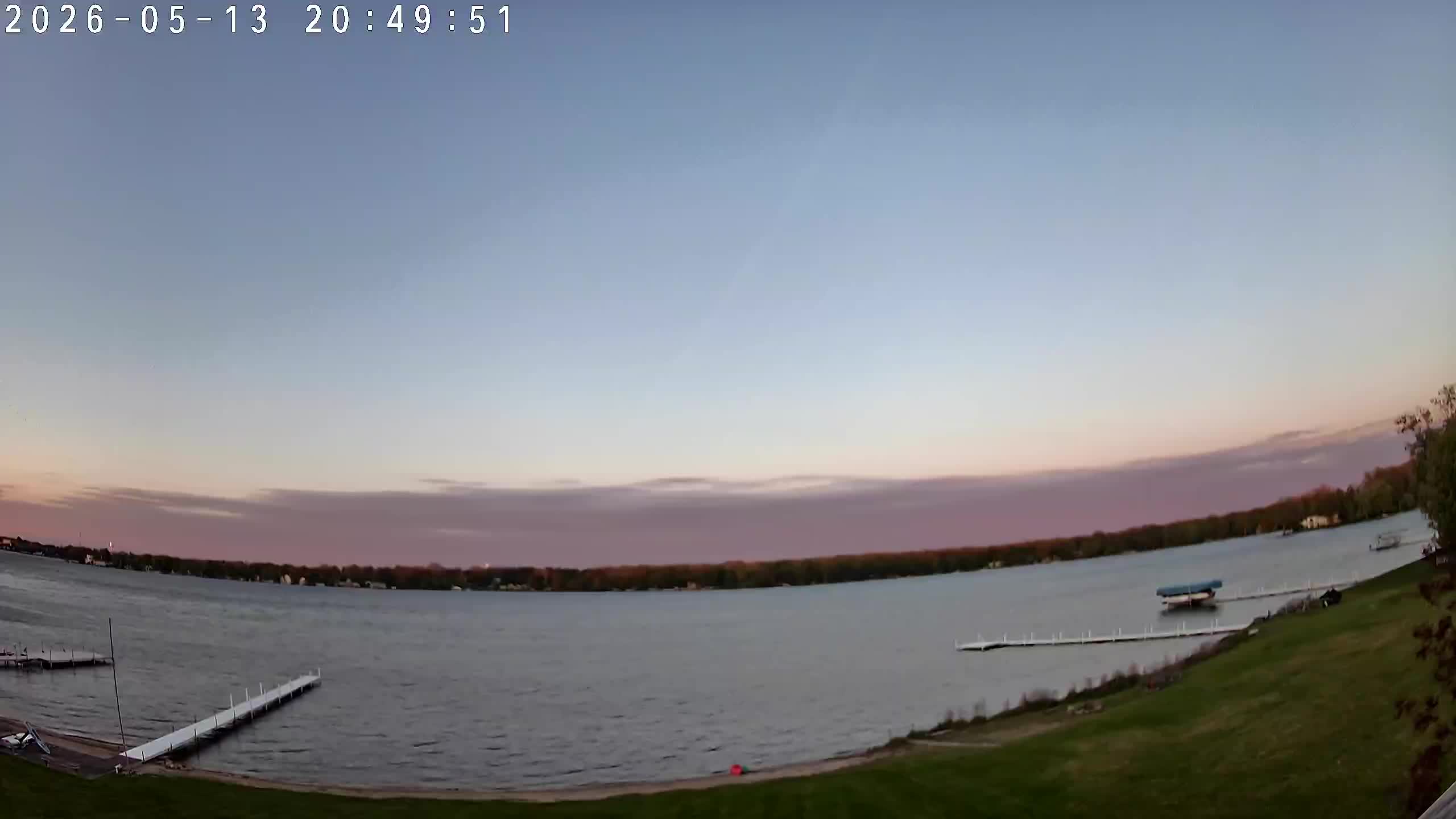 Winona Lake Sunset — May 13, 2026