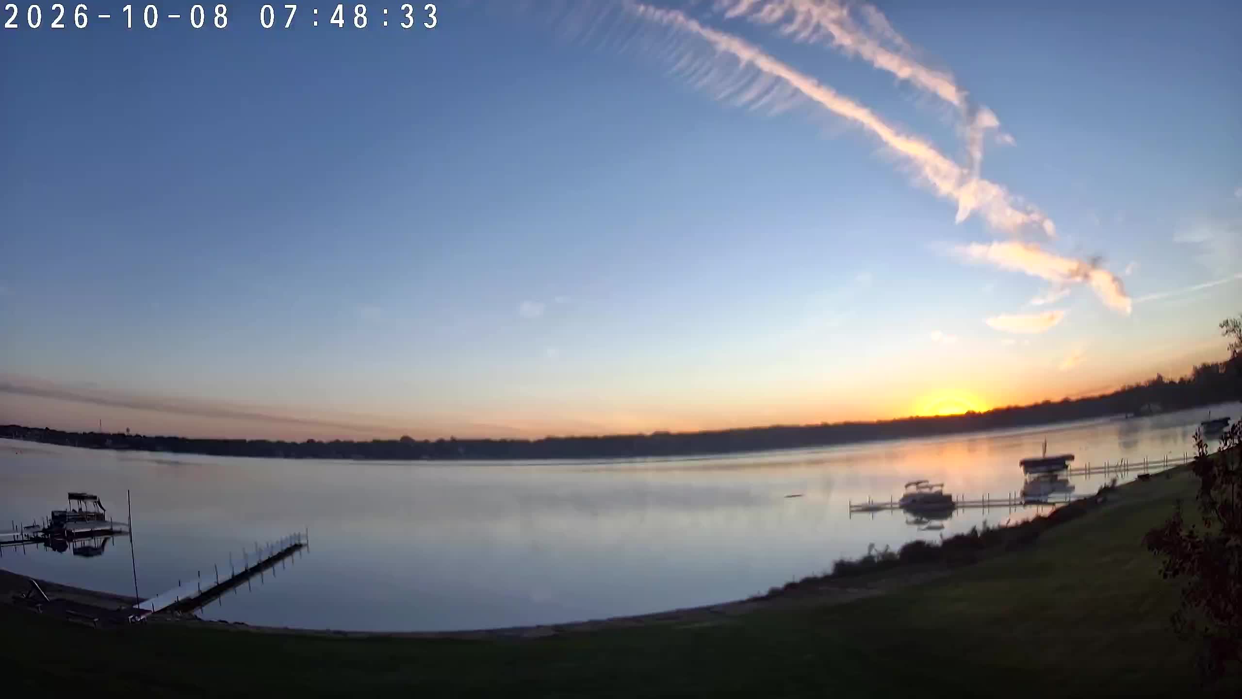 Winona Lake Sunrise — October 8, 2026
