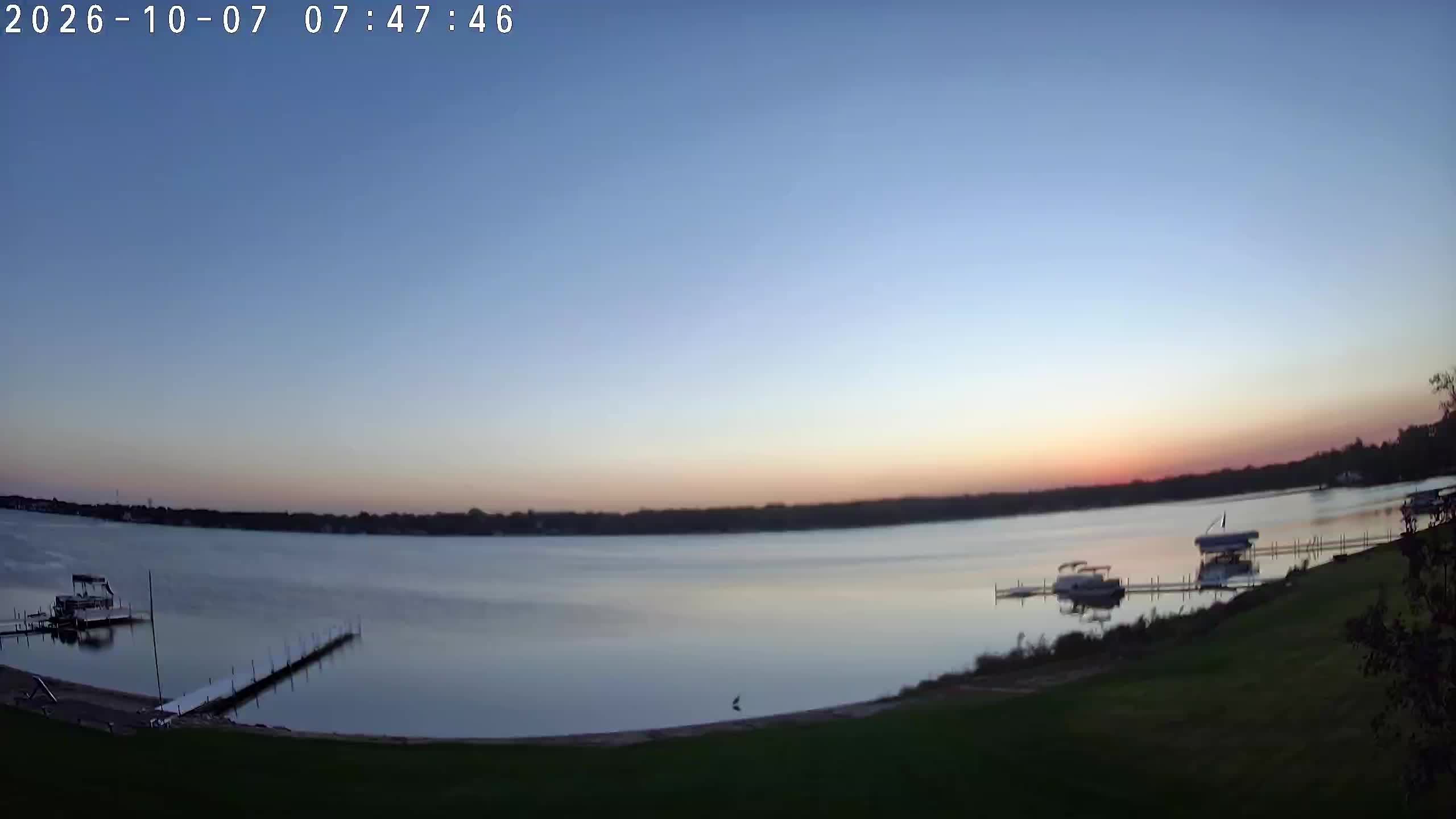 Winona Lake Sunrise — October 7, 2026