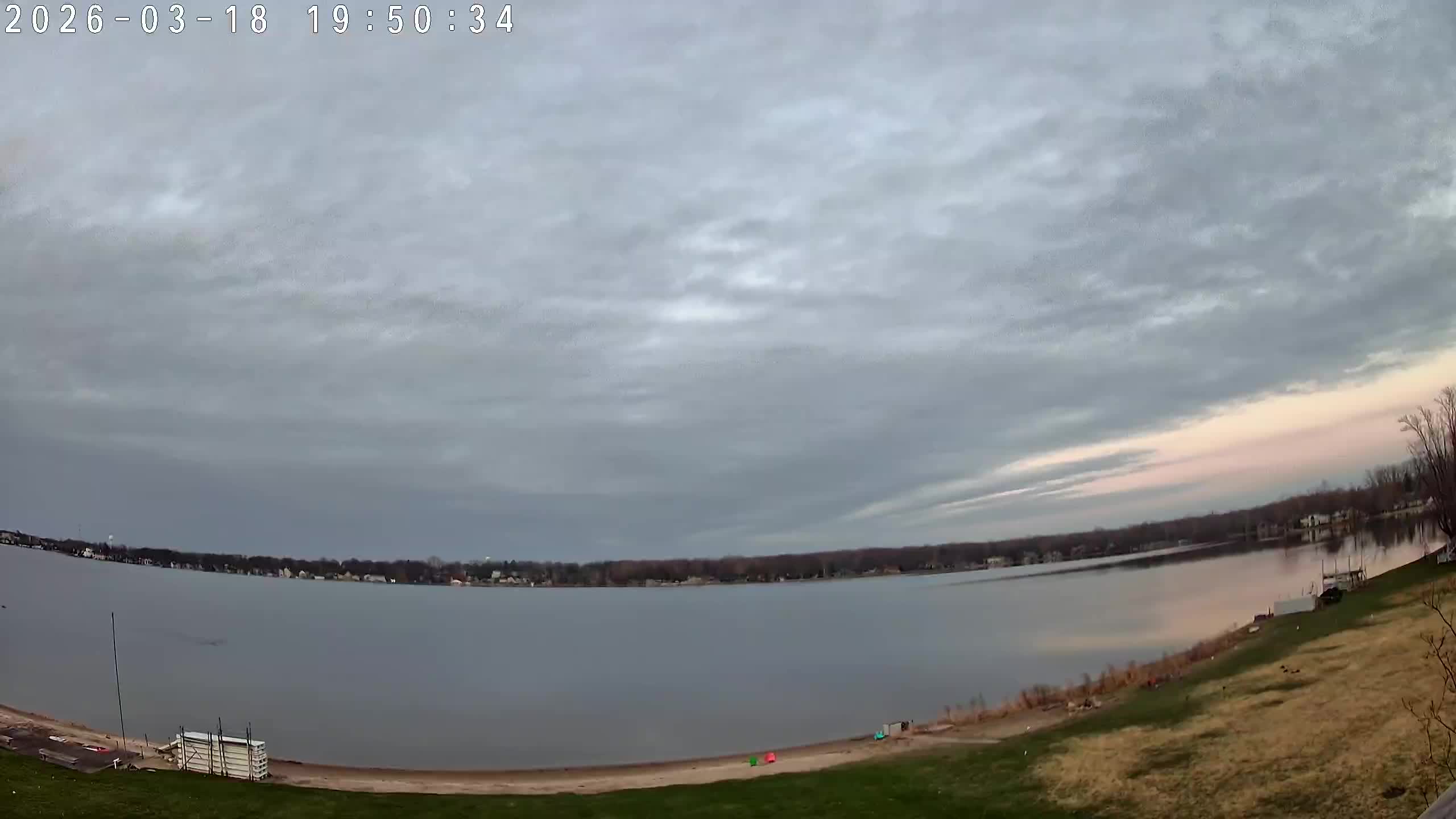 Winona Lake Sunset — March 18, 2026