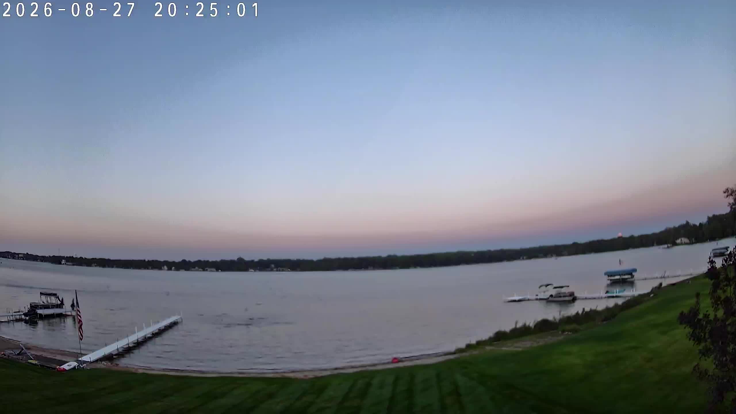 Winona Lake Sunset — August 27, 2026