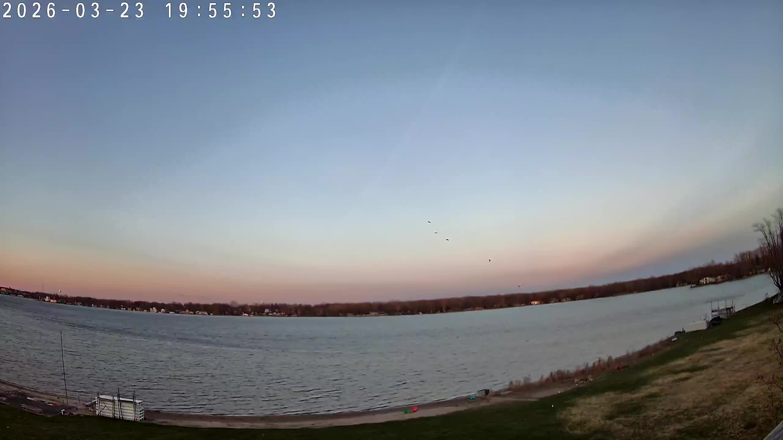 Winona Lake Sunset — March 23, 2026