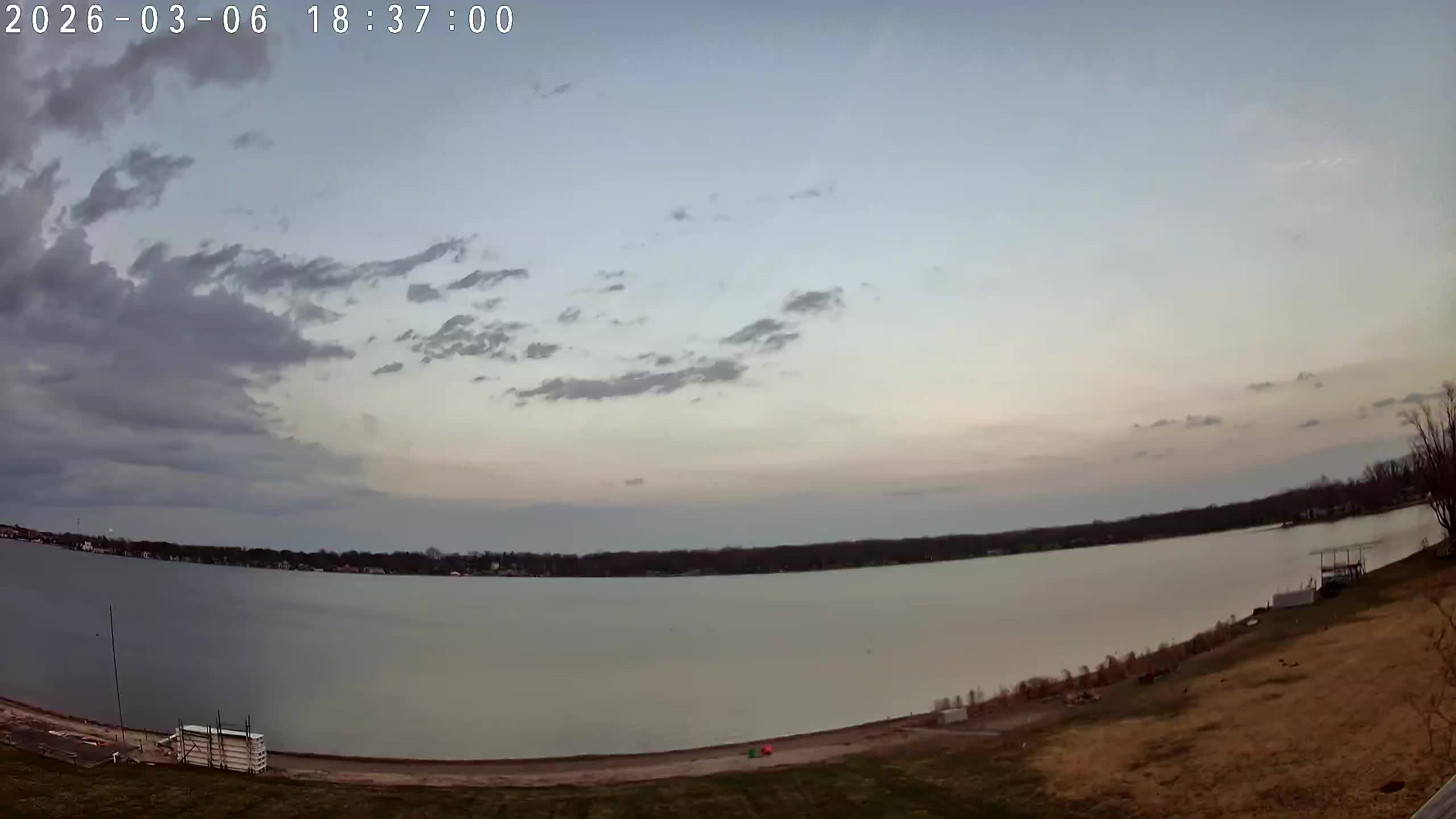Winona Lake Sunset — March 6, 2026