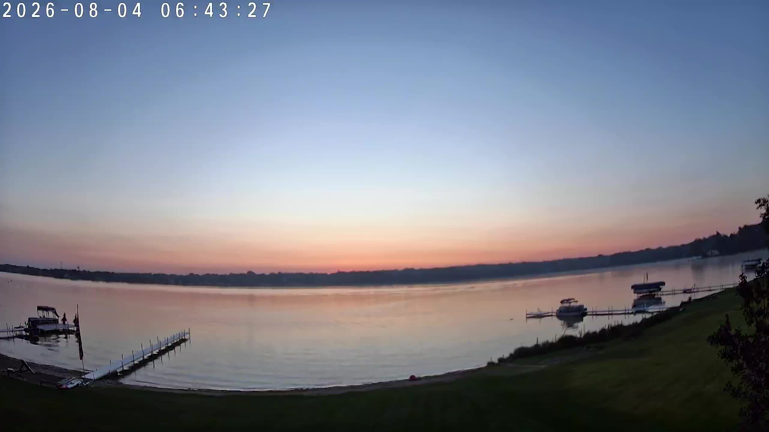 Winona Lake Sunrise — August 4, 2026