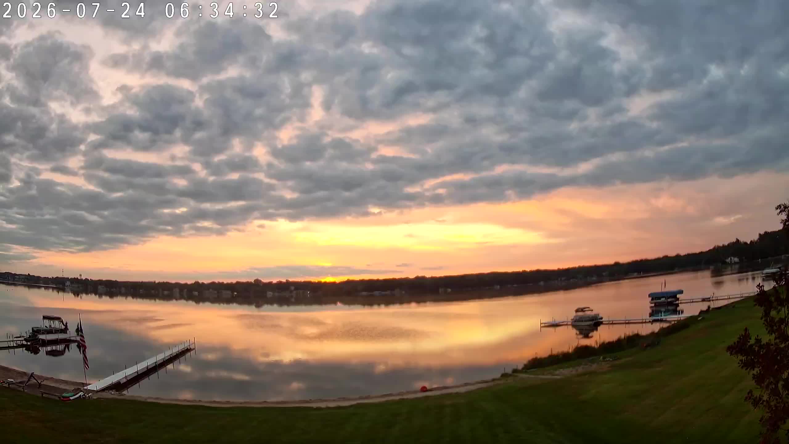 Winona Lake Sunrise — July 24, 2026
