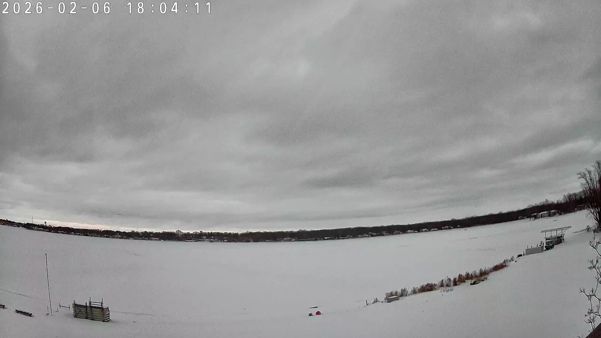 Winona Lake Sunset — February 6, 2026