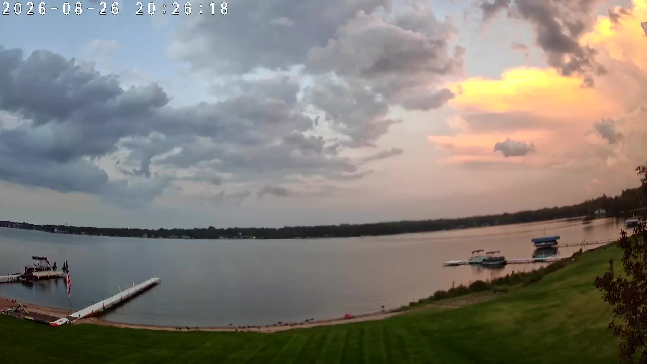 Winona Lake Sunset — August 26, 2026