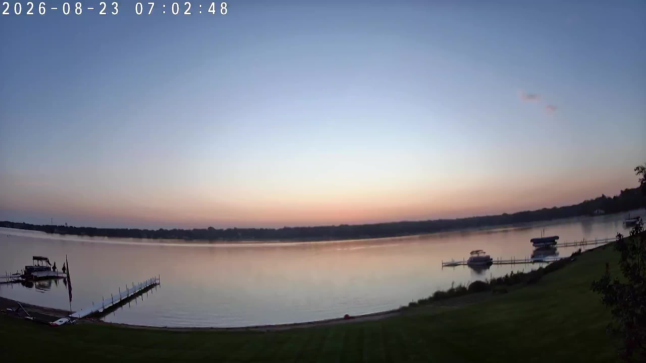 Winona Lake Sunrise — August 23, 2026