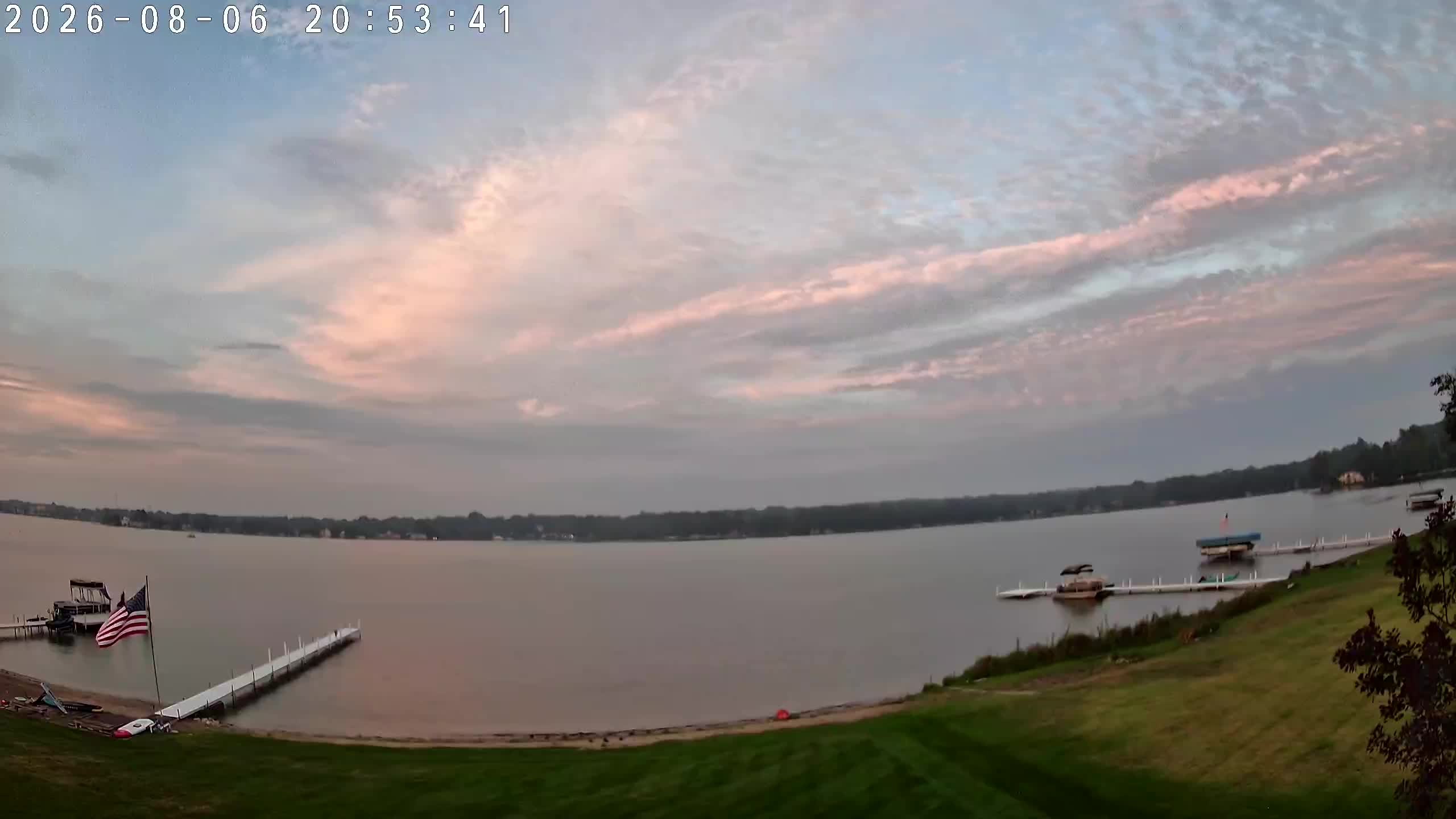 Winona Lake Sunset — August 6, 2026