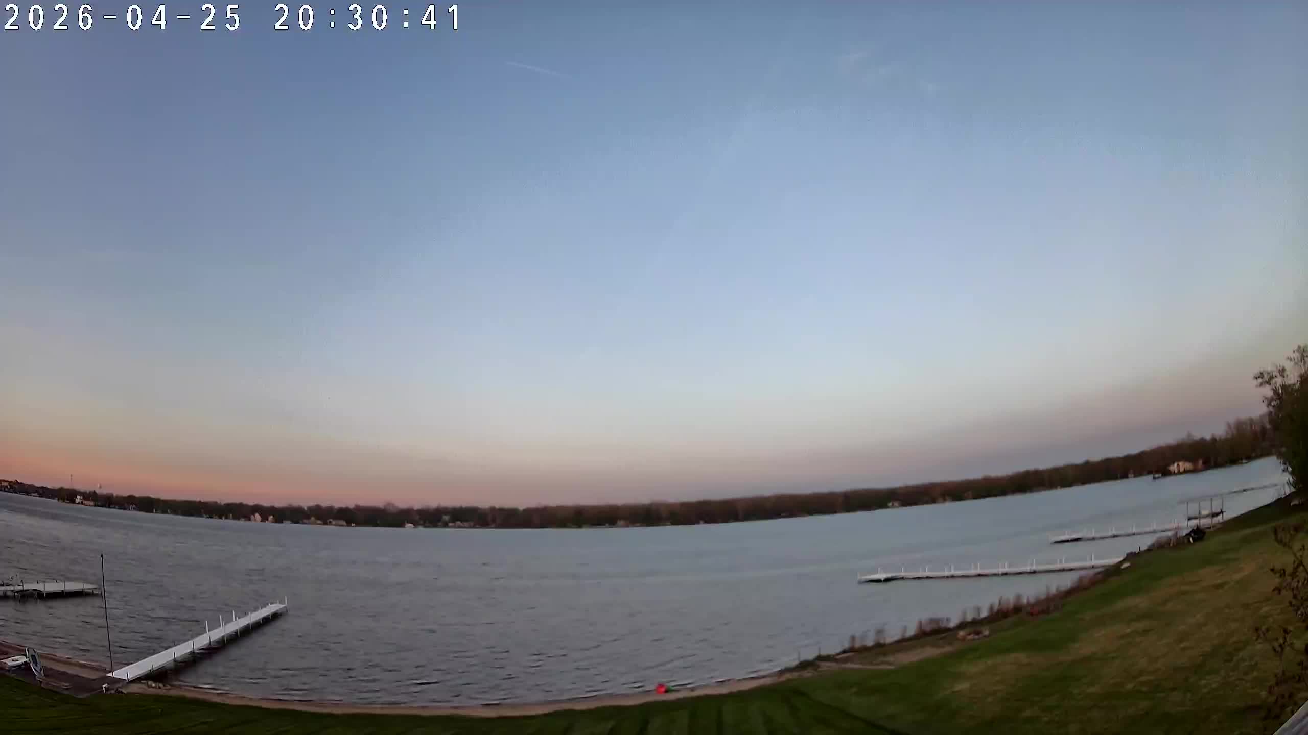 Winona Lake Sunset — April 25, 2026
