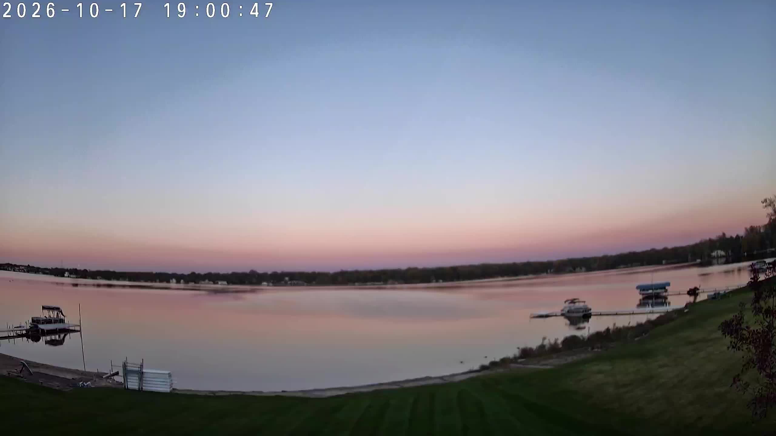 Winona Lake Sunset — October 17, 2026