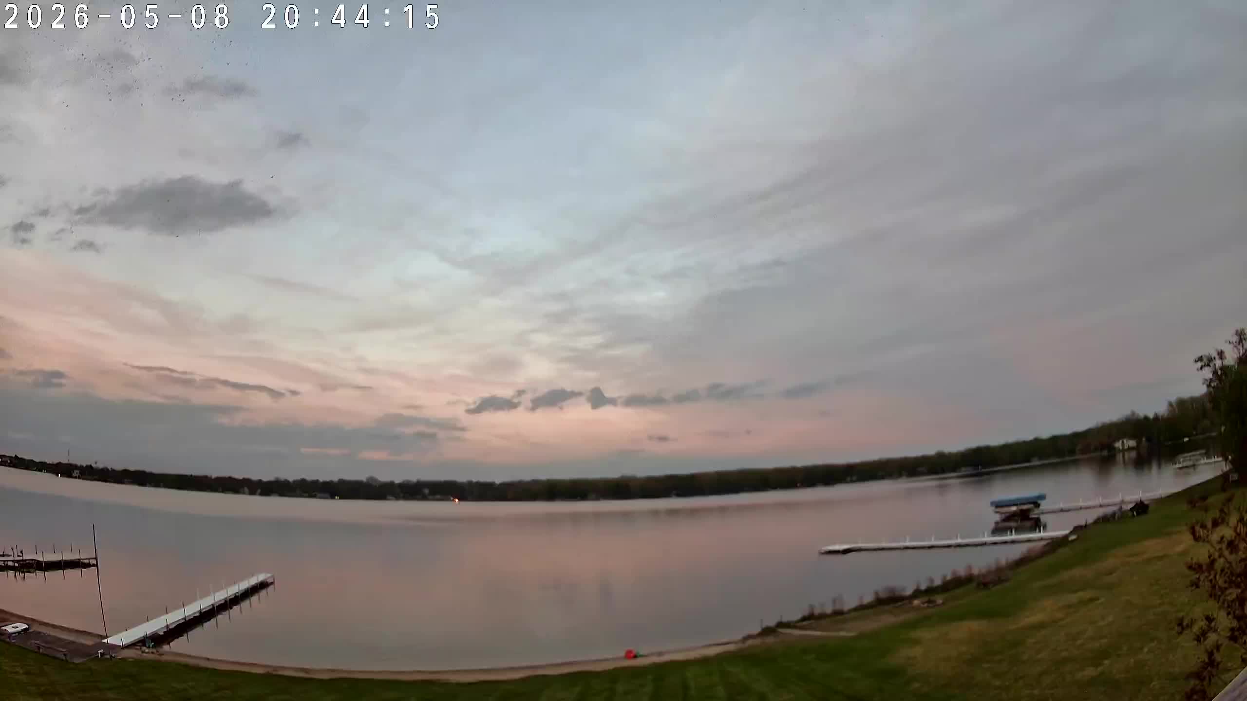 Winona Lake Sunset — May 8, 2026