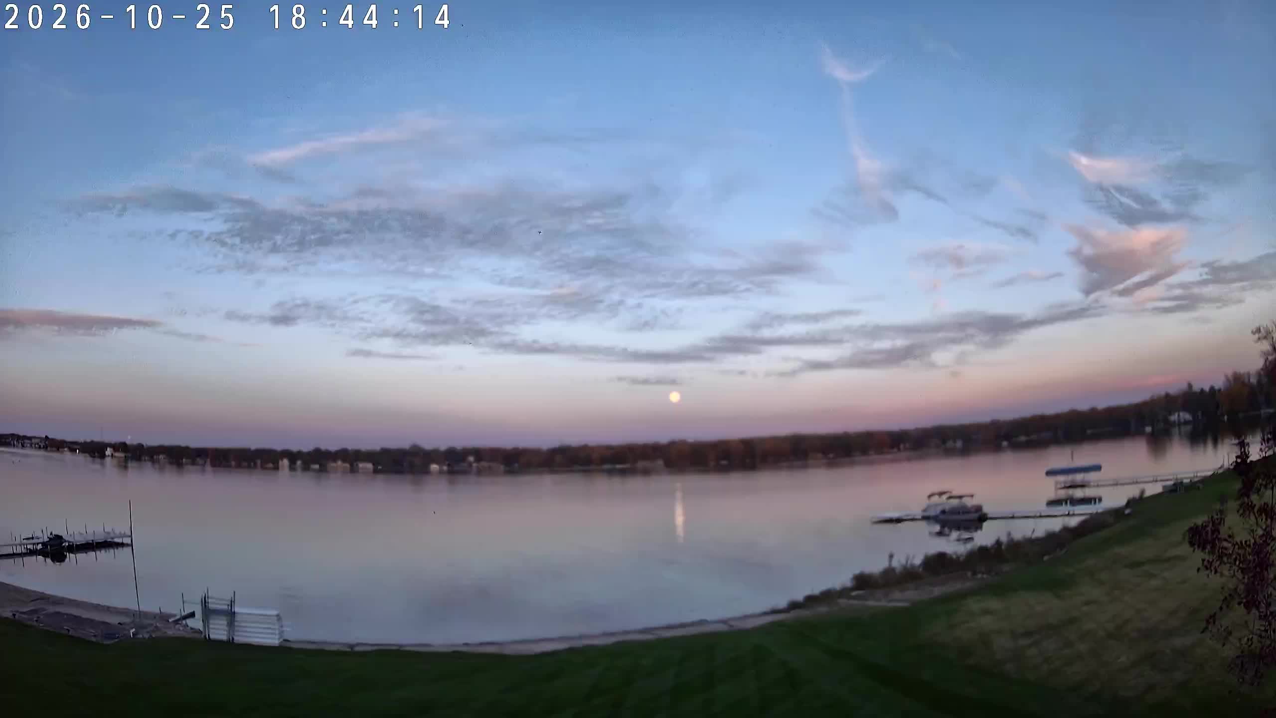 Winona Lake Sunset — October 25, 2026