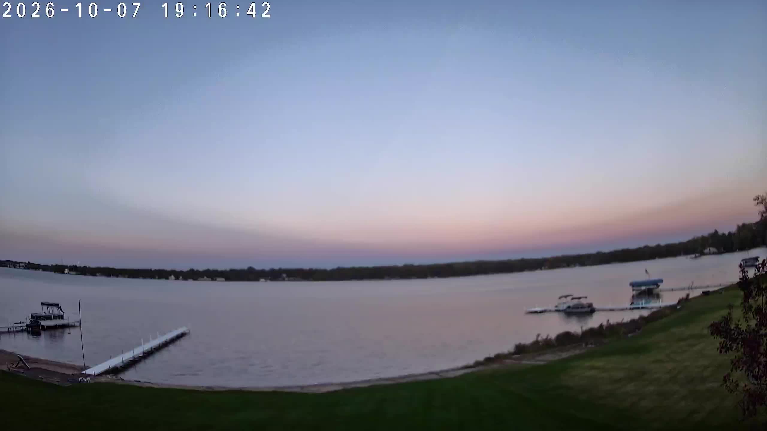 Winona Lake Sunset — October 7, 2026