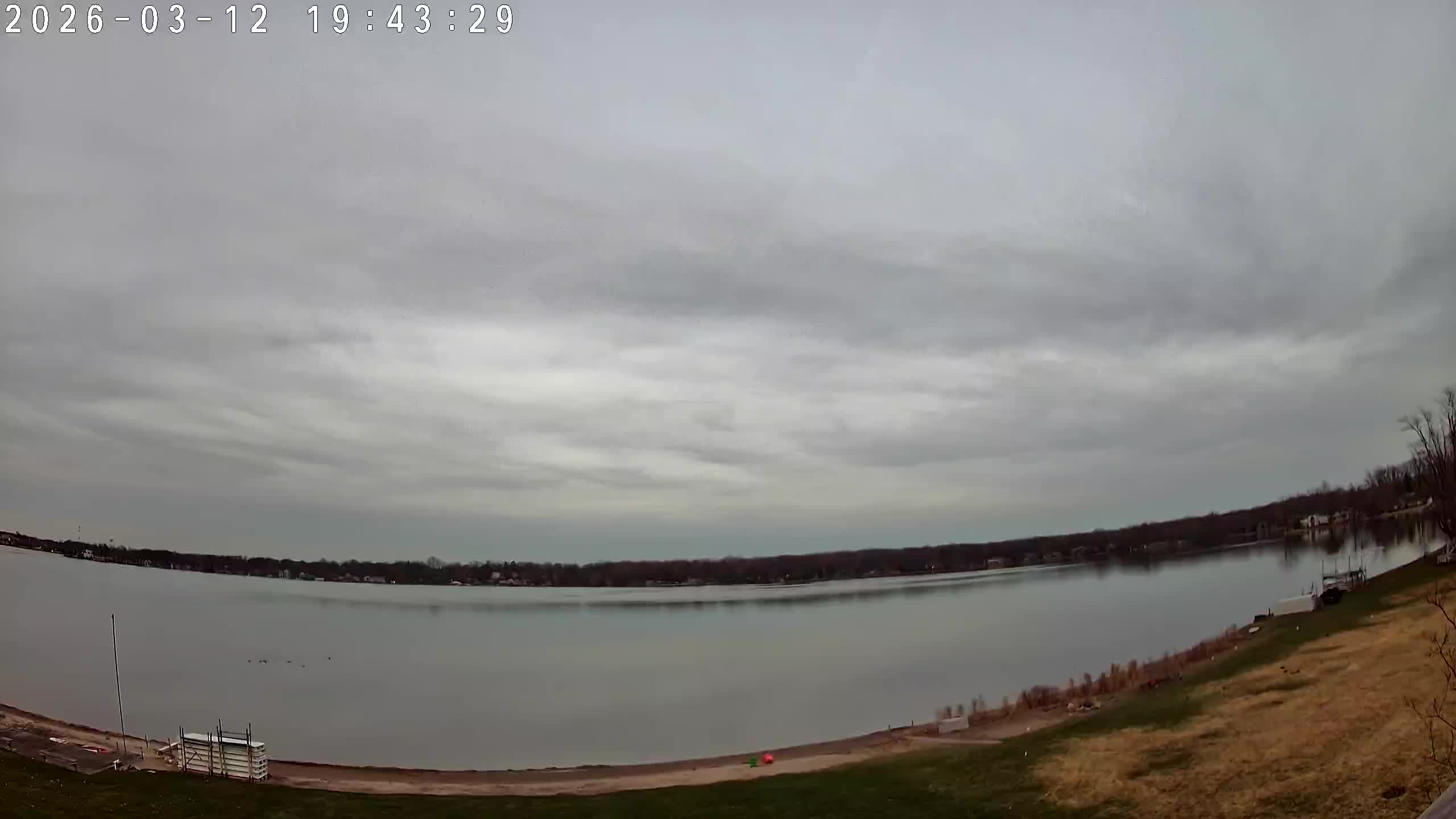 Winona Lake Sunset — March 12, 2026