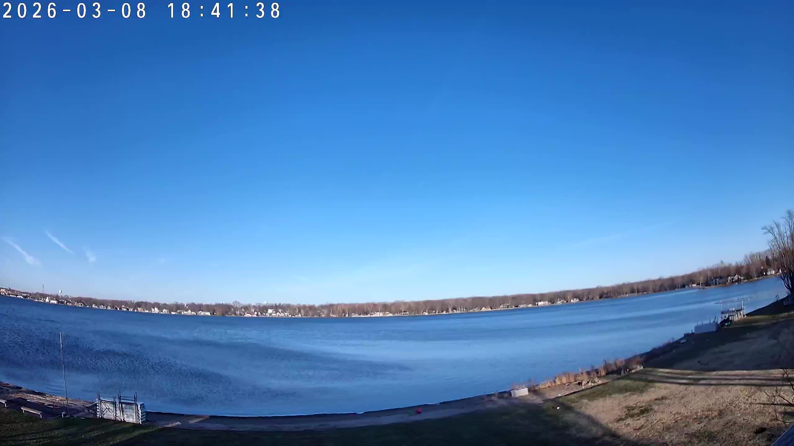 Winona Lake Sunset — March 8, 2026