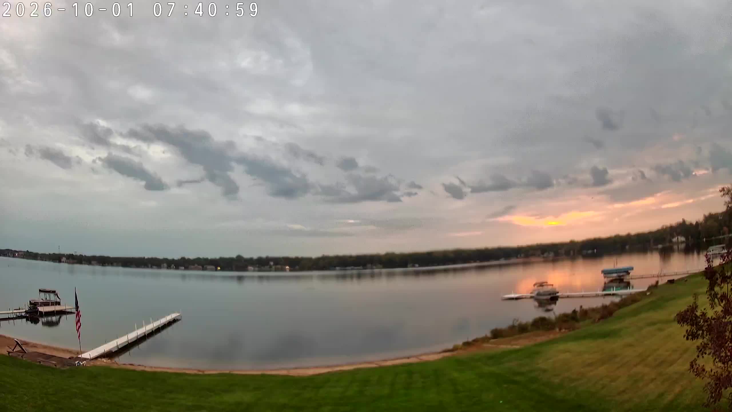 Winona Lake Sunrise — October 1, 2026