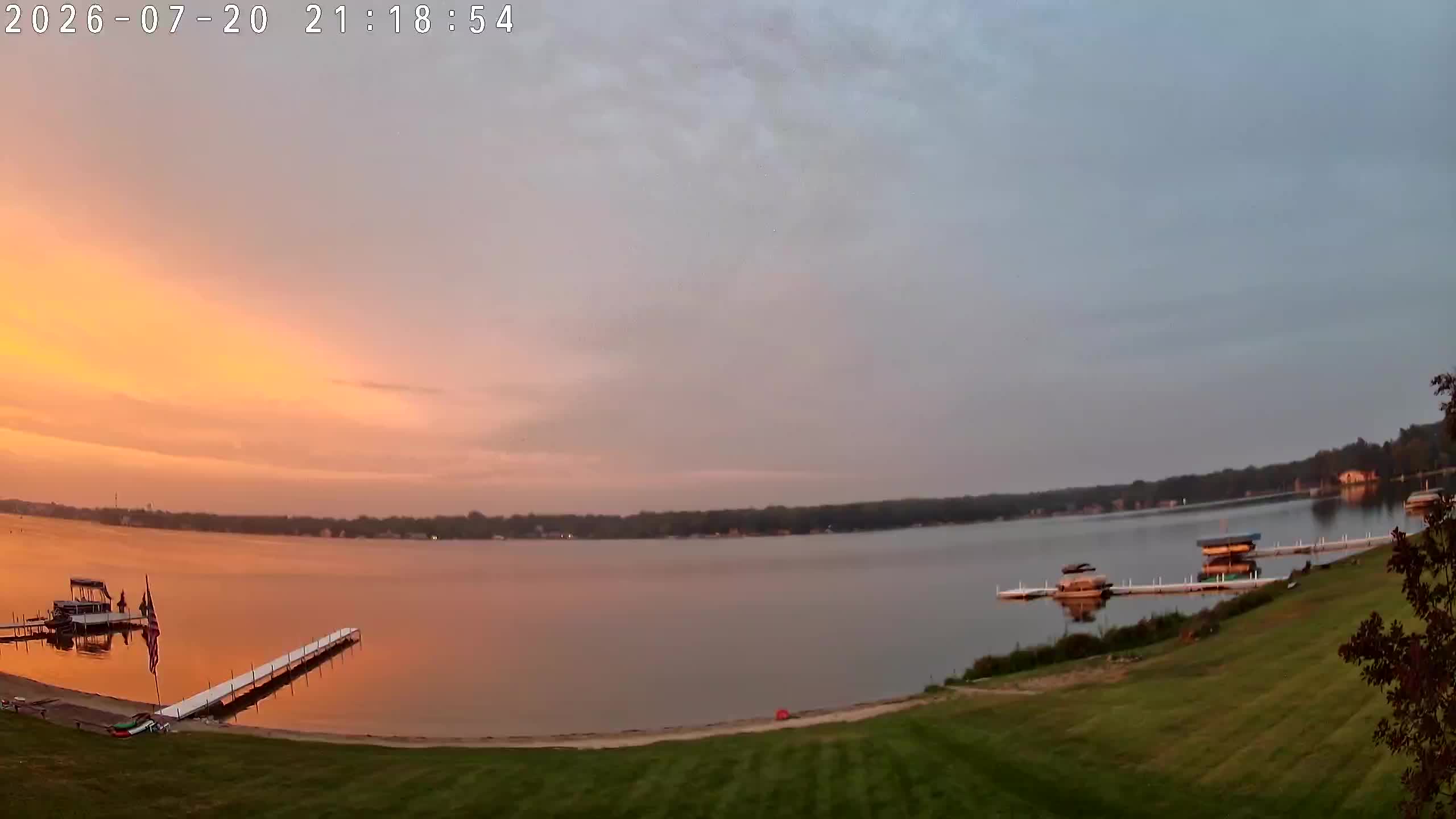 Winona Lake Sunset — July 20, 2026