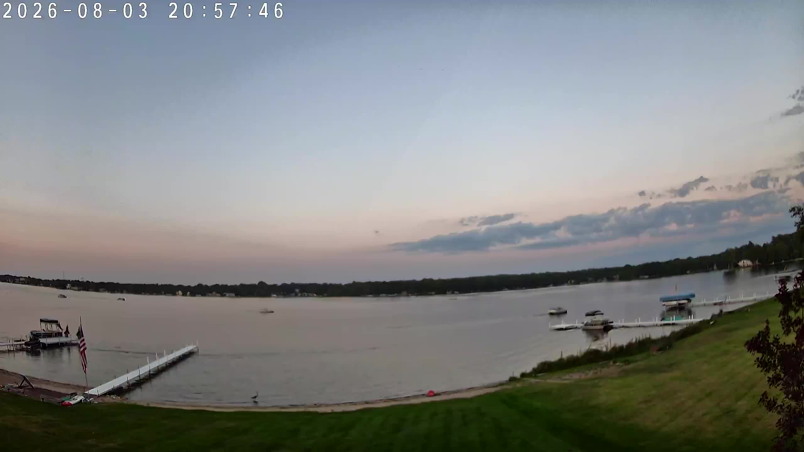 Winona Lake Sunset — August 3, 2026