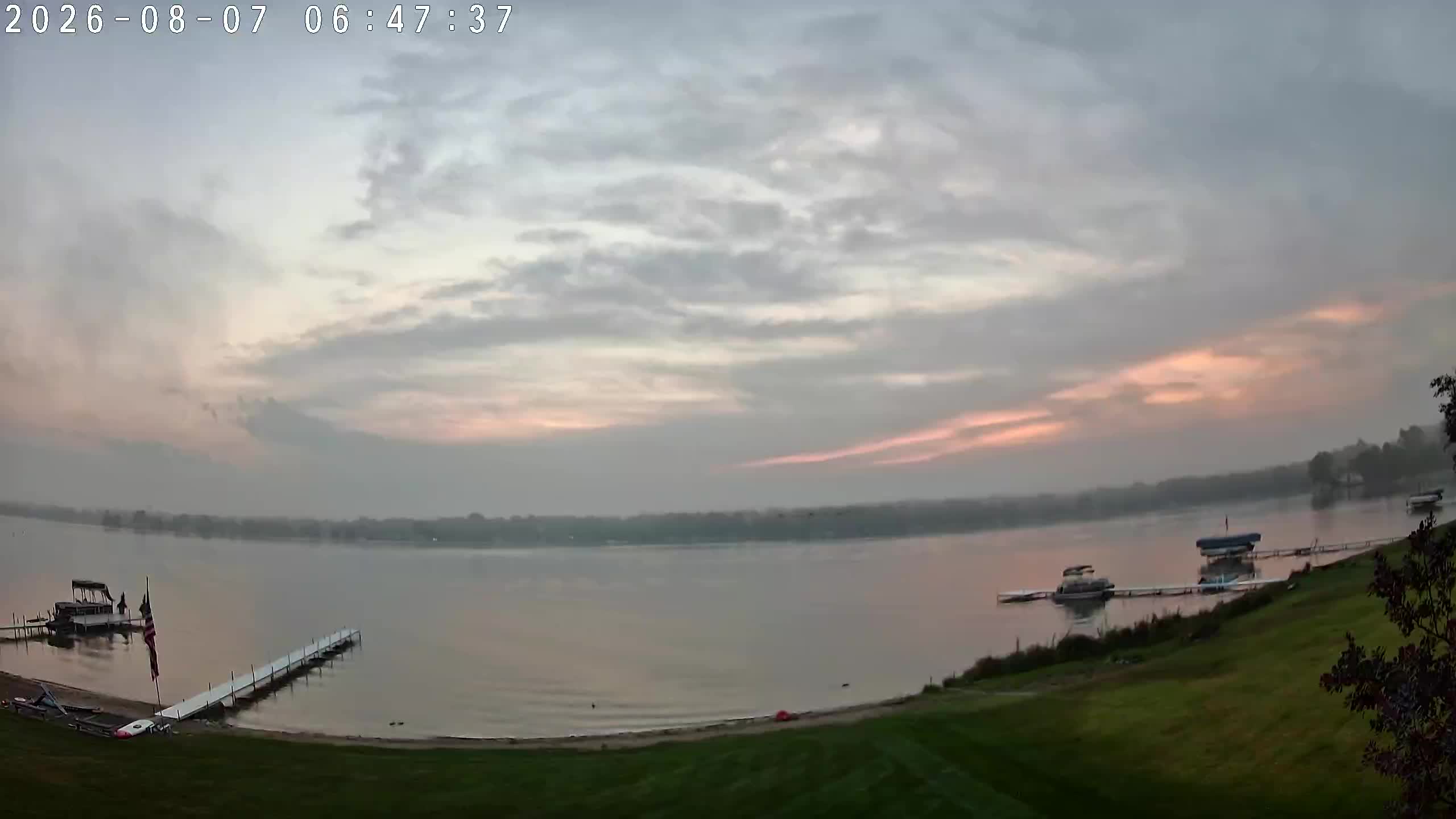 Winona Lake Sunrise — August 7, 2026