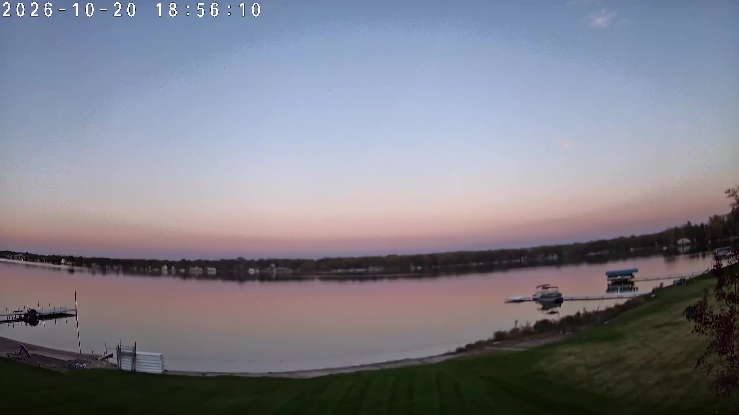 Winona Lake Sunset — October 20, 2026