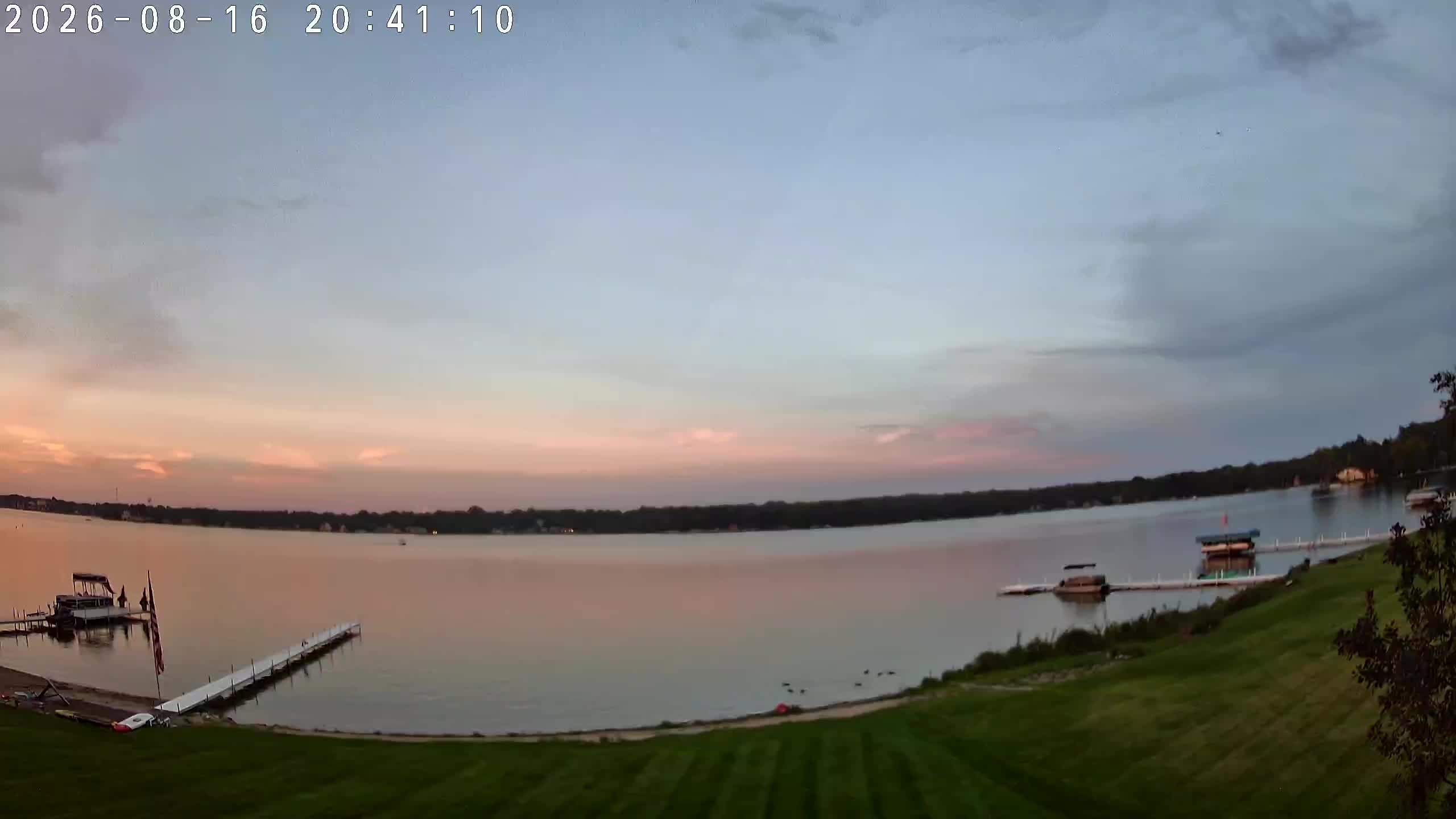 Winona Lake Sunset — August 16, 2026