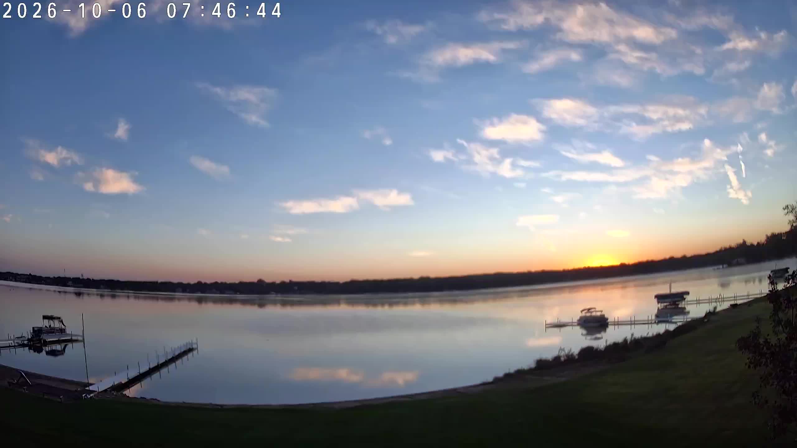 Winona Lake Sunrise — October 6, 2026