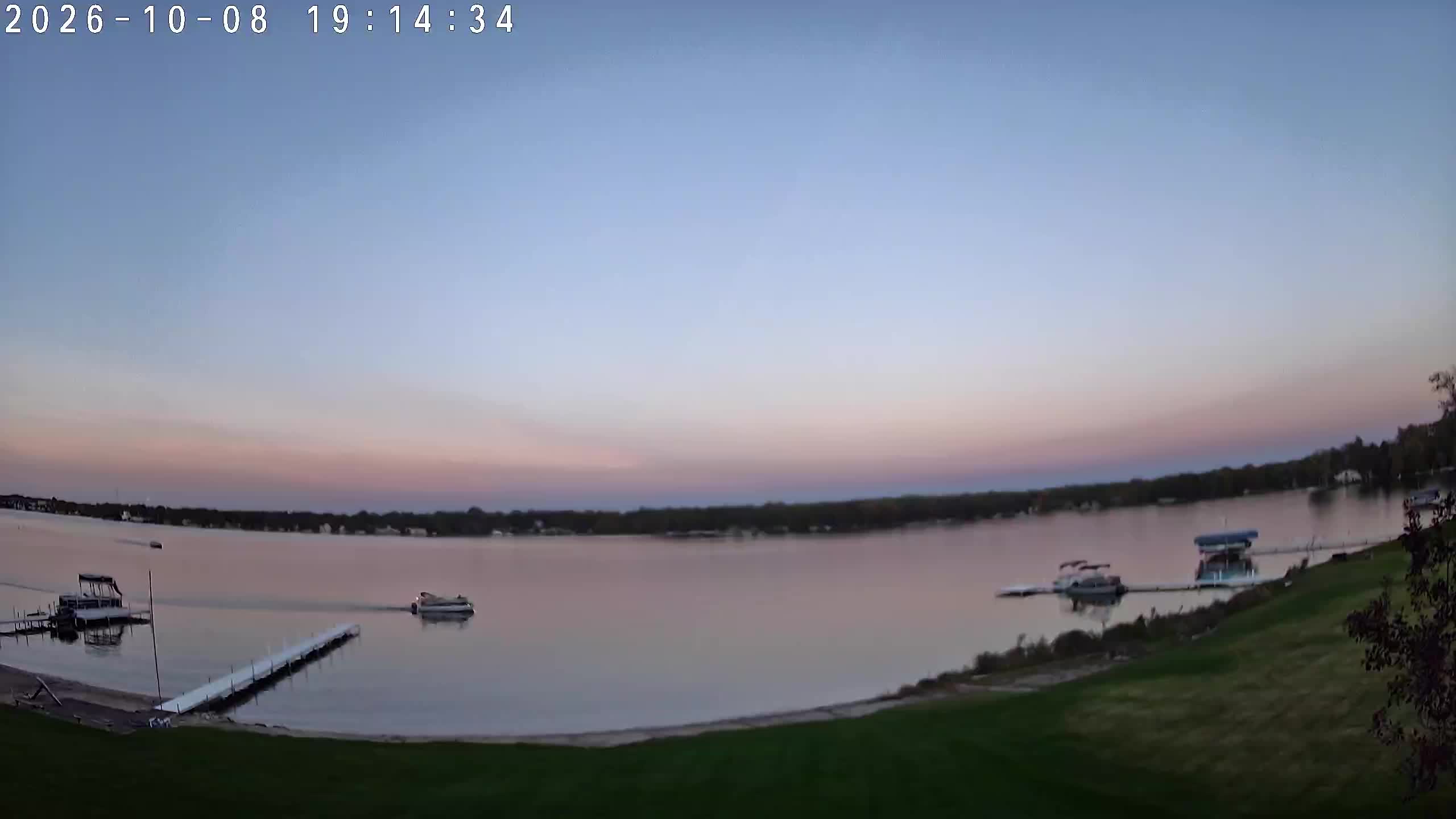 Winona Lake Sunset — October 8, 2026
