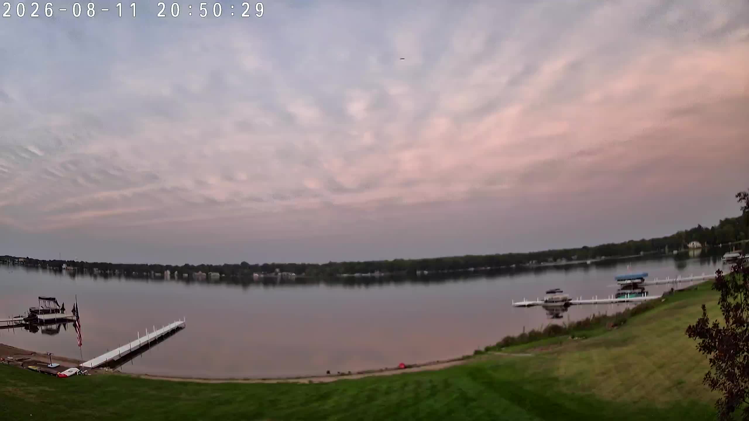 Winona Lake Sunset — August 11, 2026