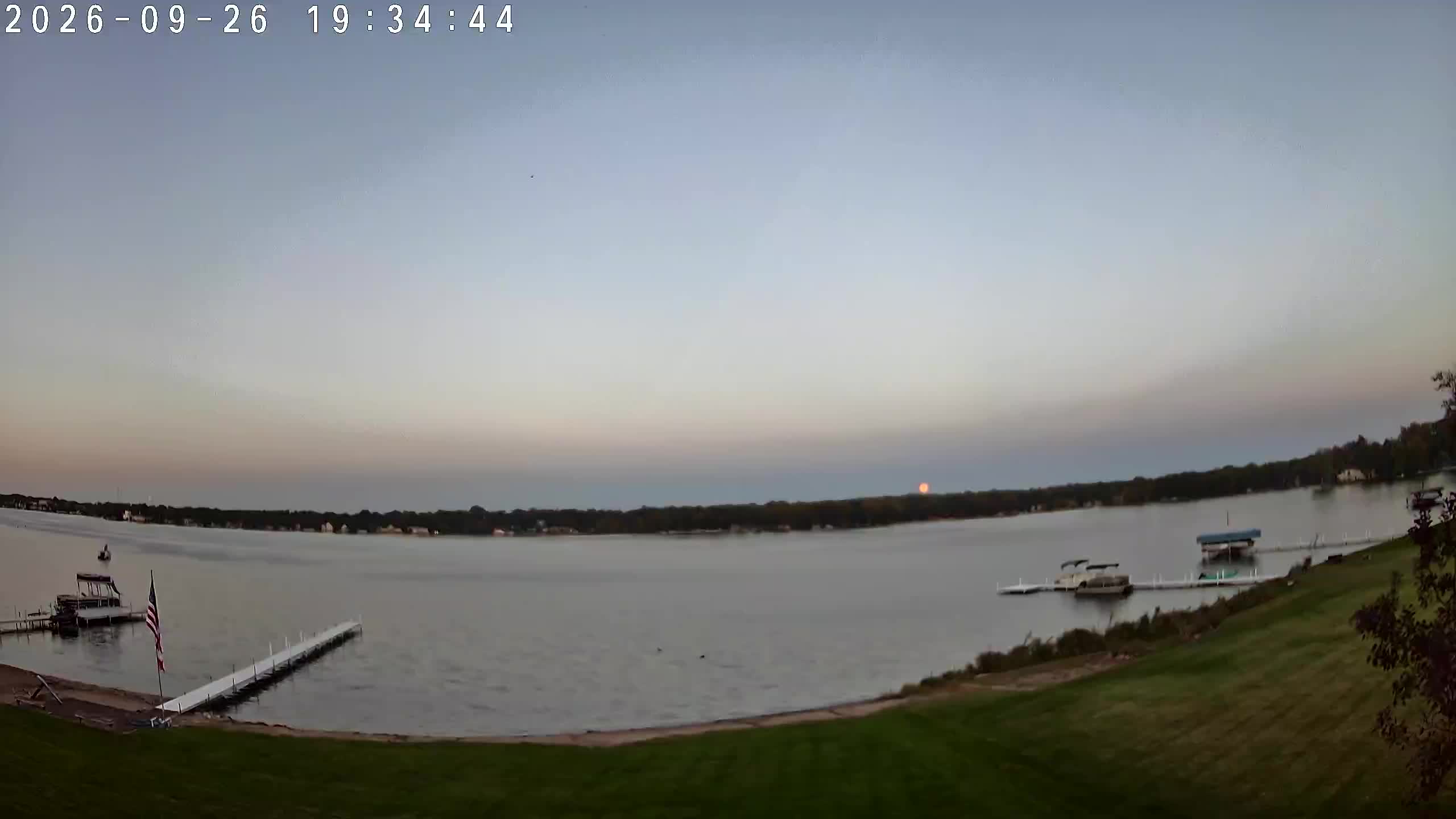 Winona Lake Sunset — September 26, 2026
