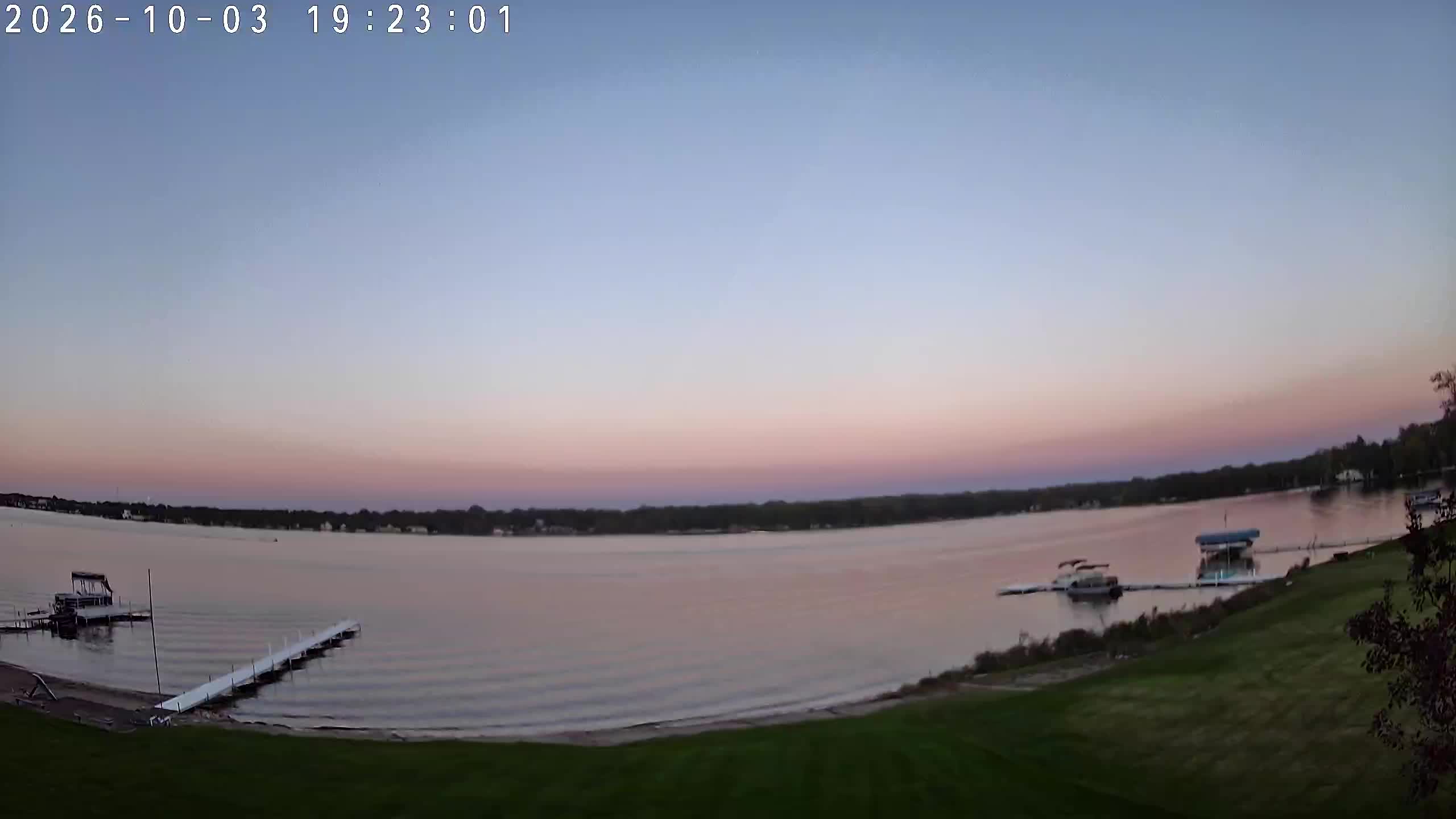 Winona Lake Sunset — October 3, 2026