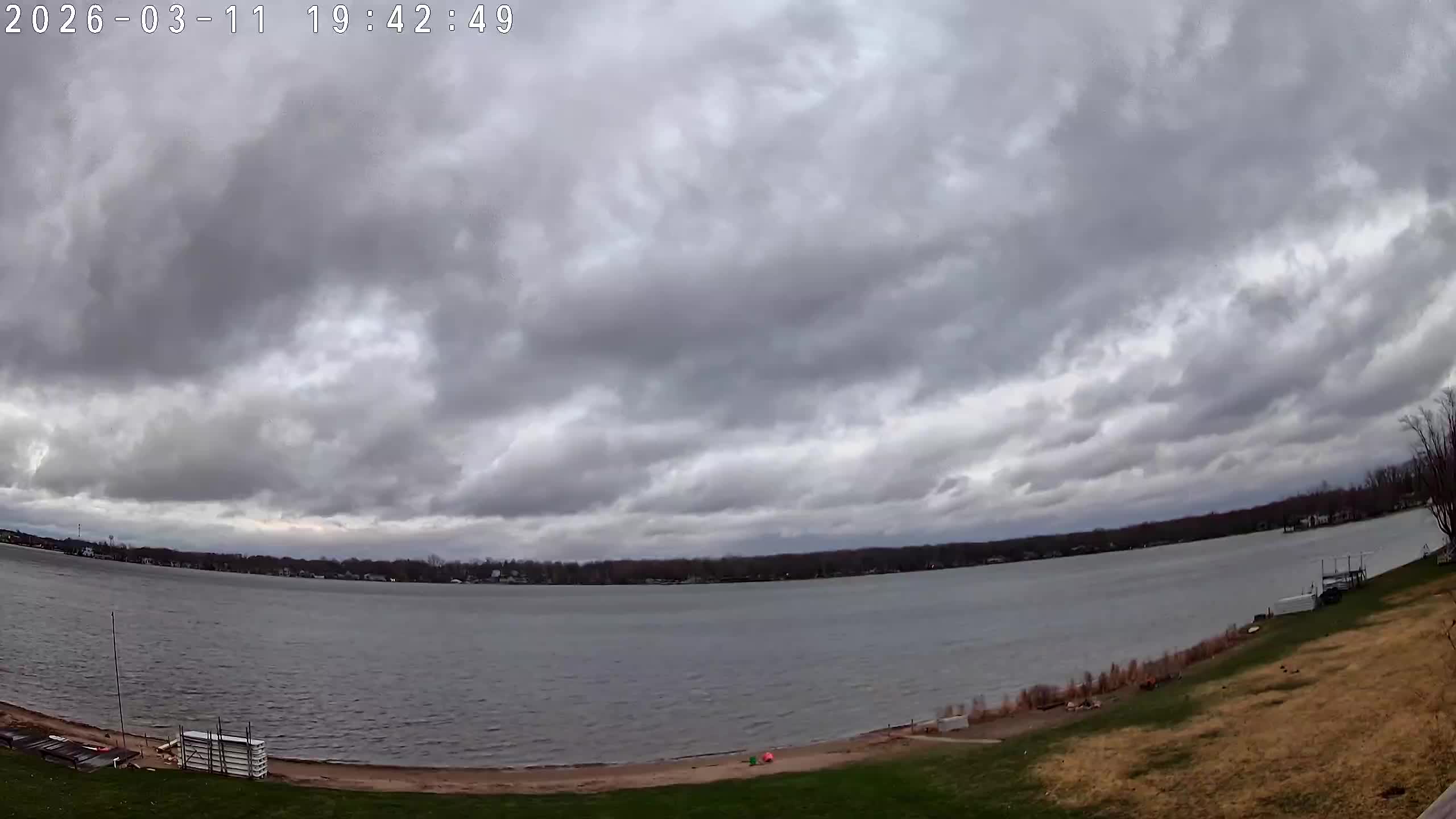 Winona Lake Sunset — March 11, 2026
