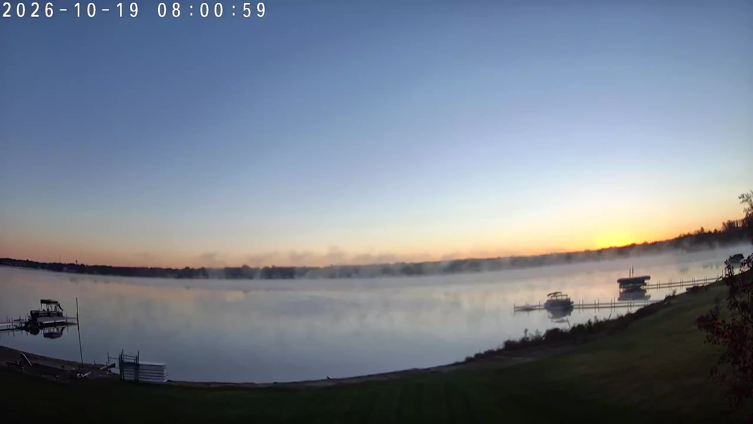Winona Lake Sunrise — October 19, 2026