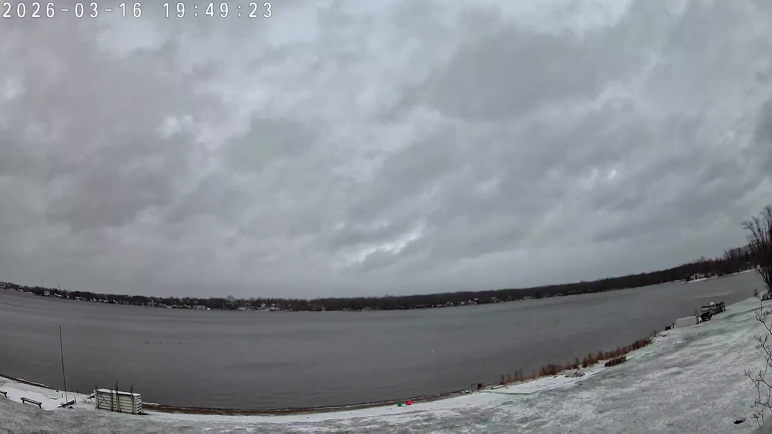 Winona Lake Sunset — March 16, 2026