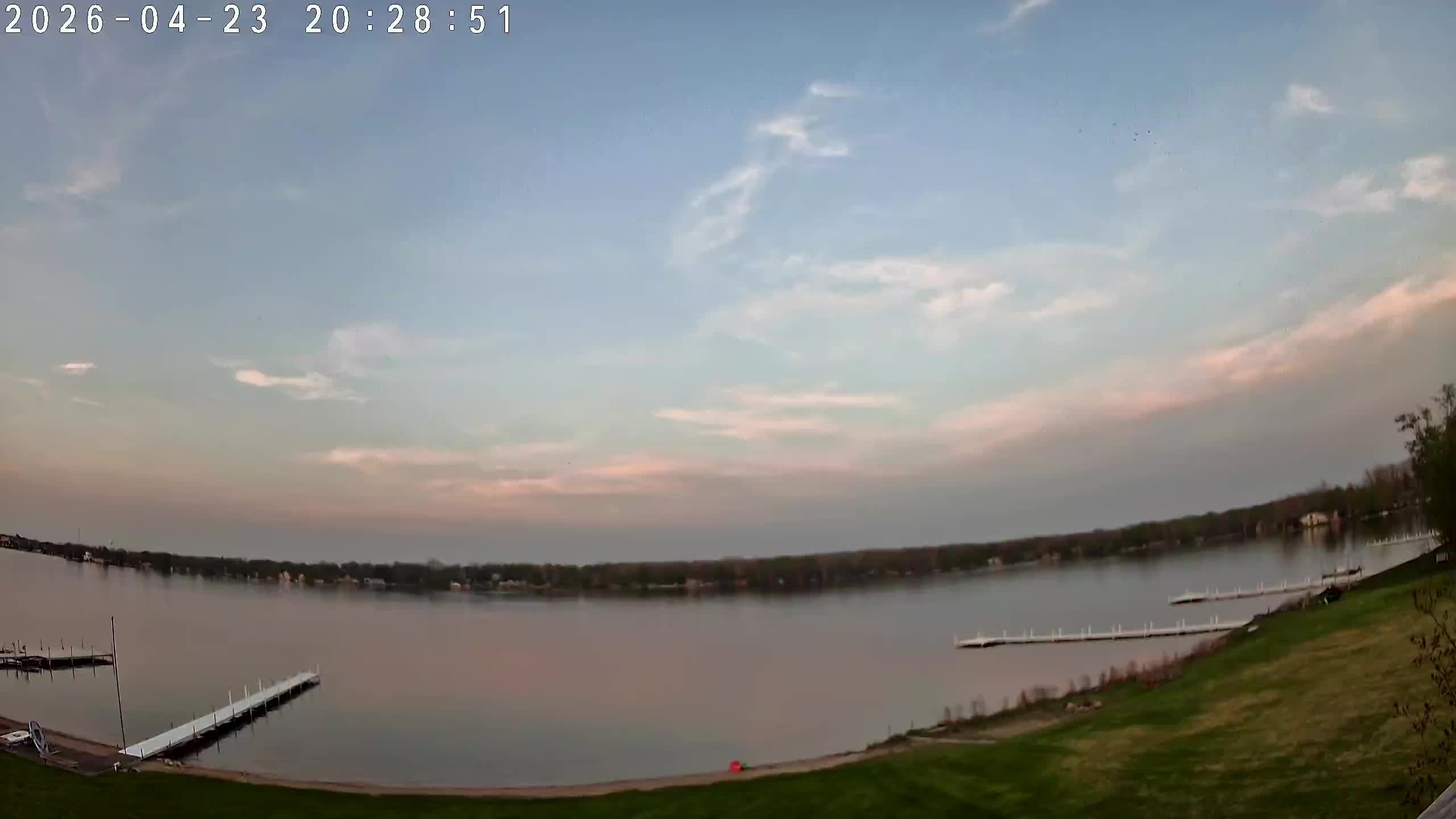 Winona Lake Sunset — April 23, 2026