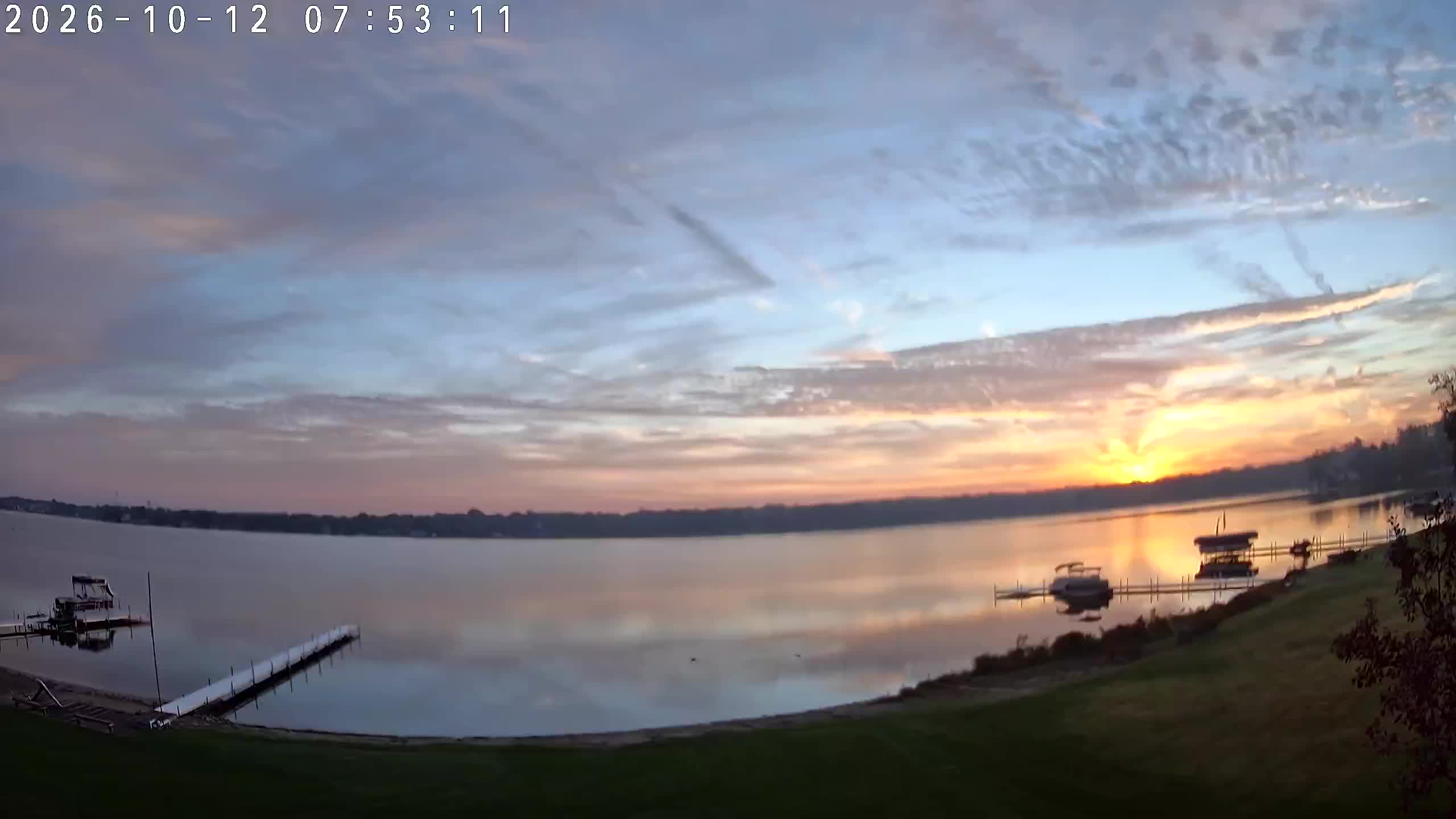 Winona Lake Sunrise — October 12, 2026