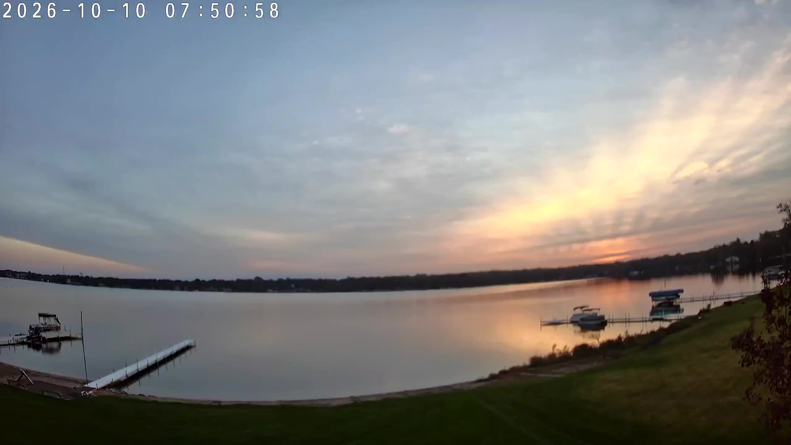 Winona Lake Sunrise — October 10, 2026