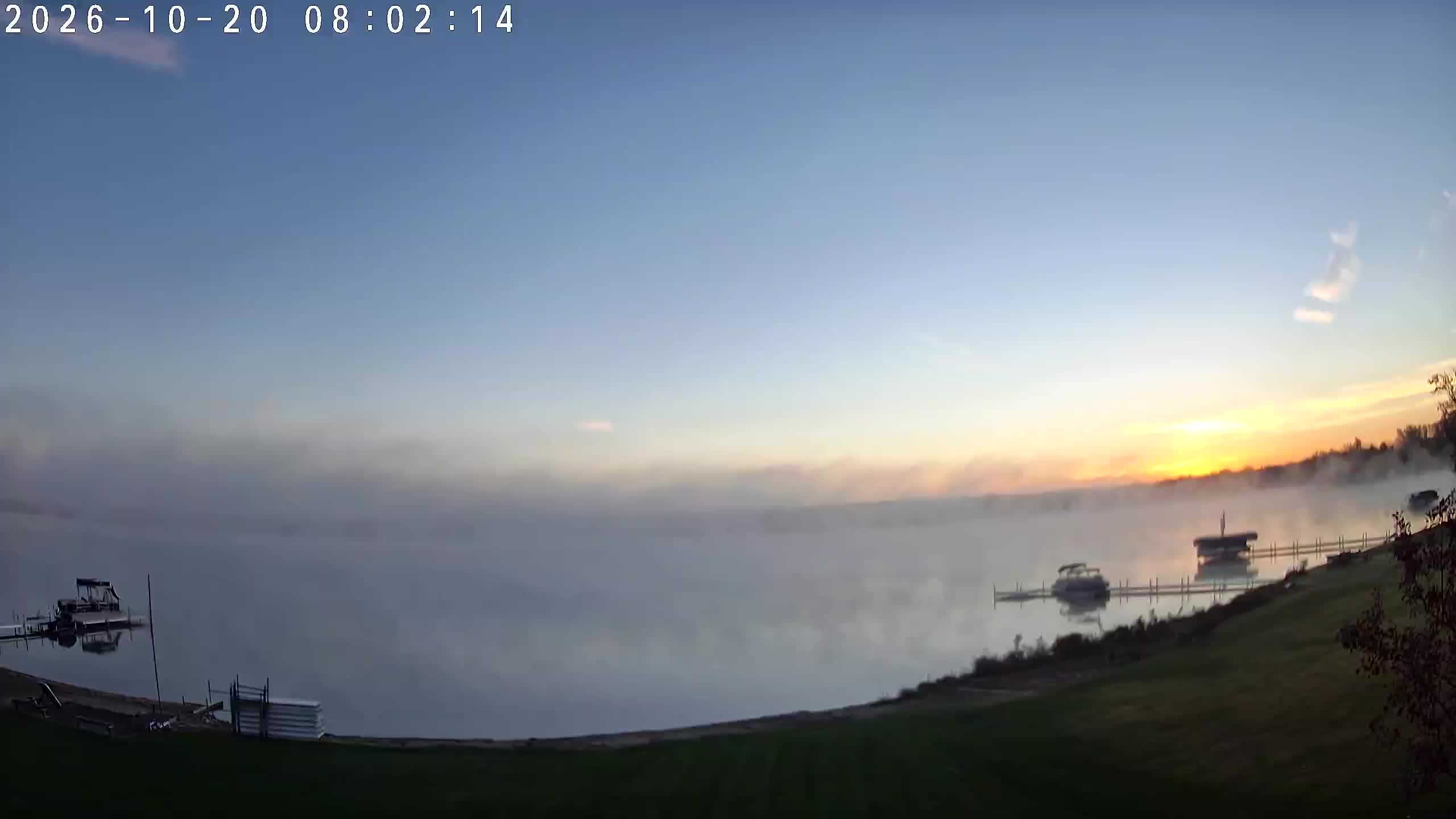 Winona Lake Sunrise — October 20, 2026