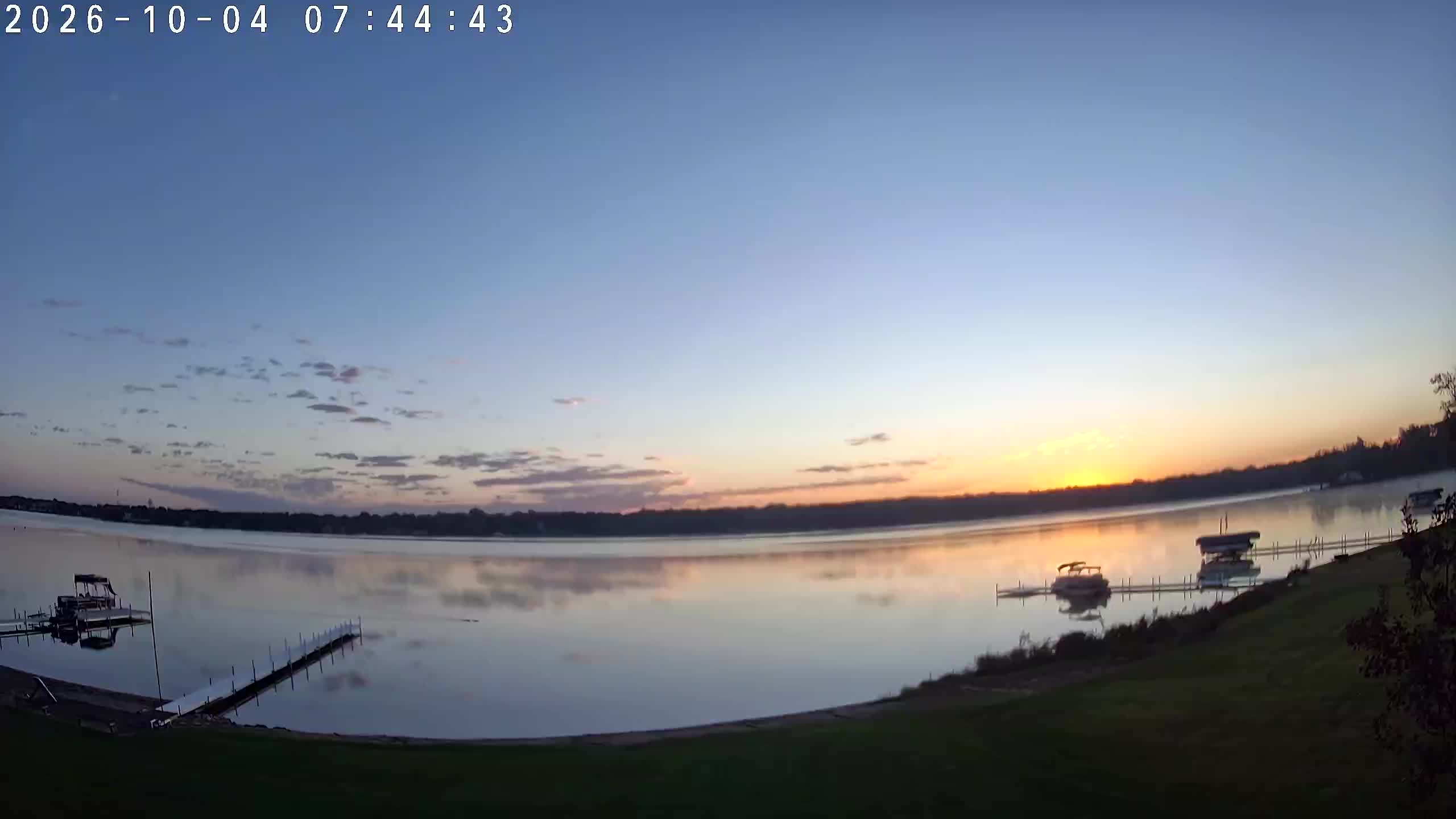 Winona Lake Sunrise — October 4, 2026