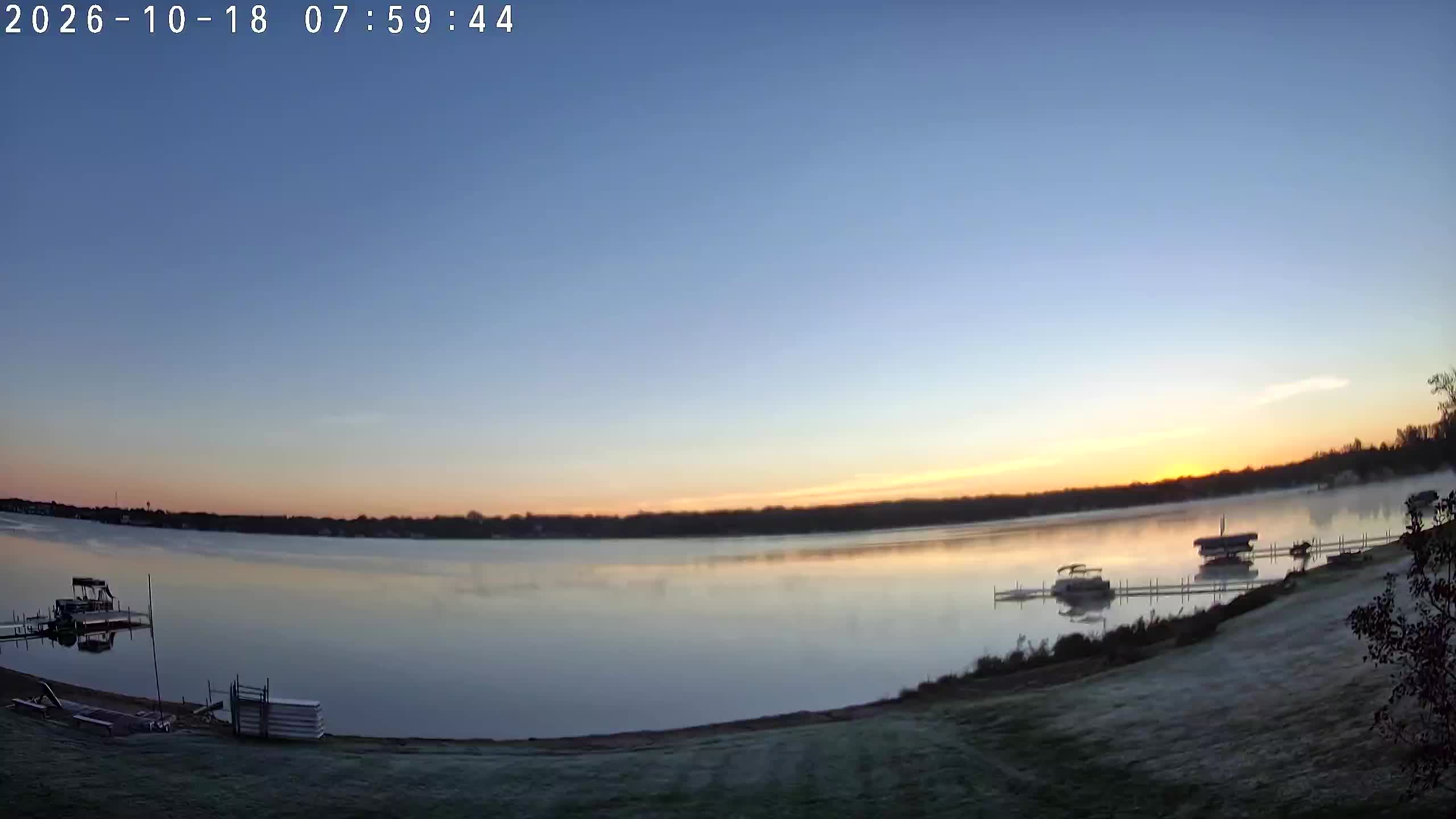 Winona Lake Sunrise — October 18, 2026