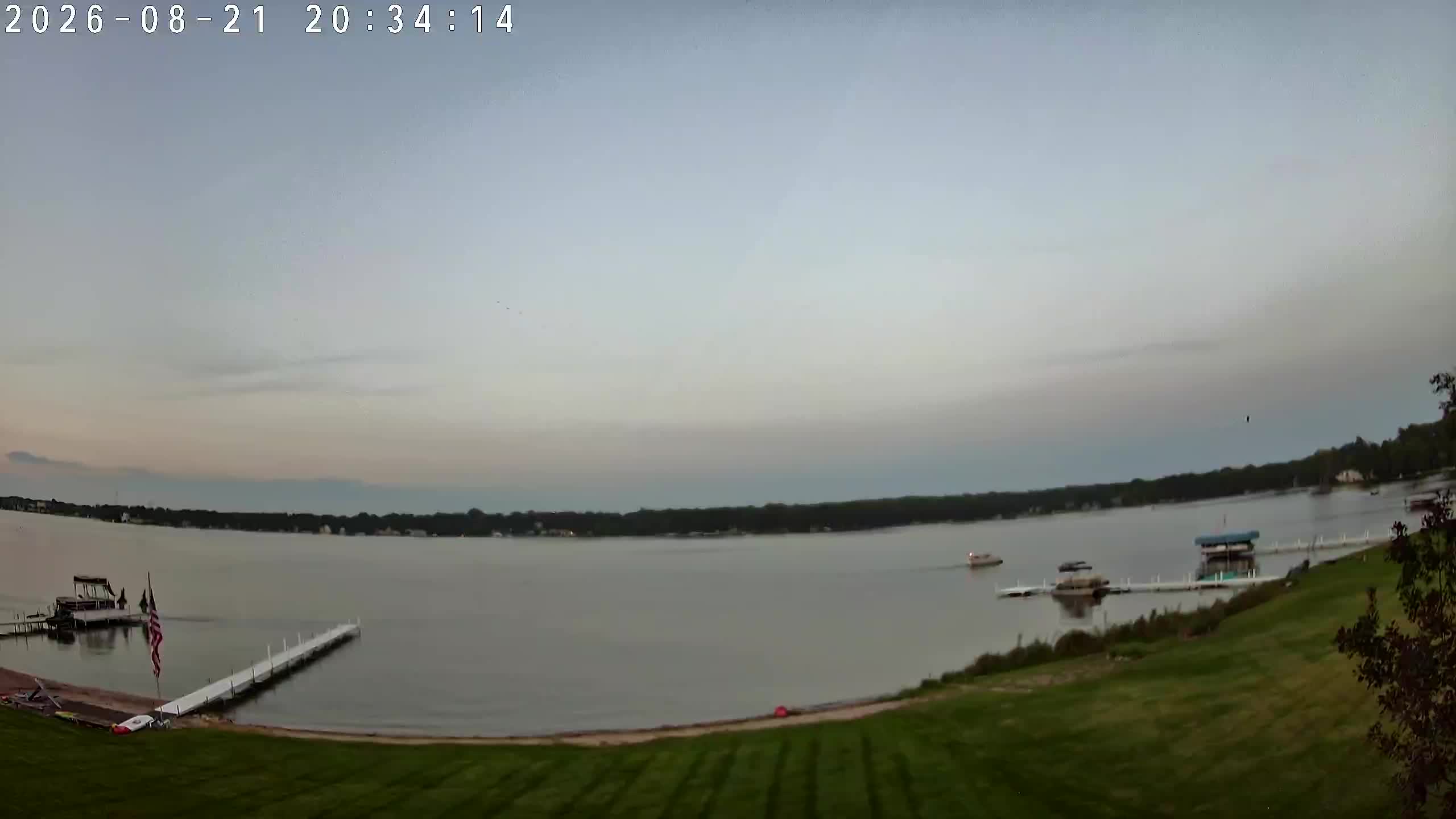 Winona Lake Sunset — August 21, 2026