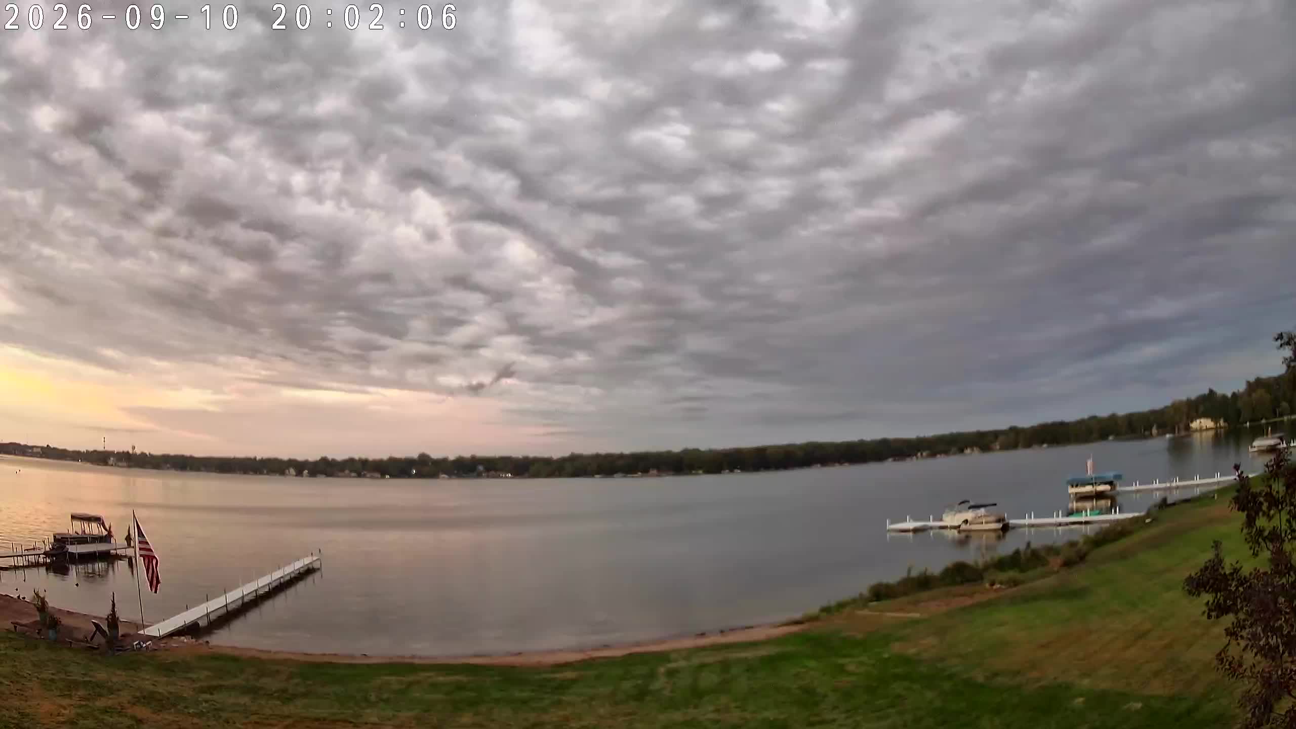 Winona Lake Sunset — September 10, 2026