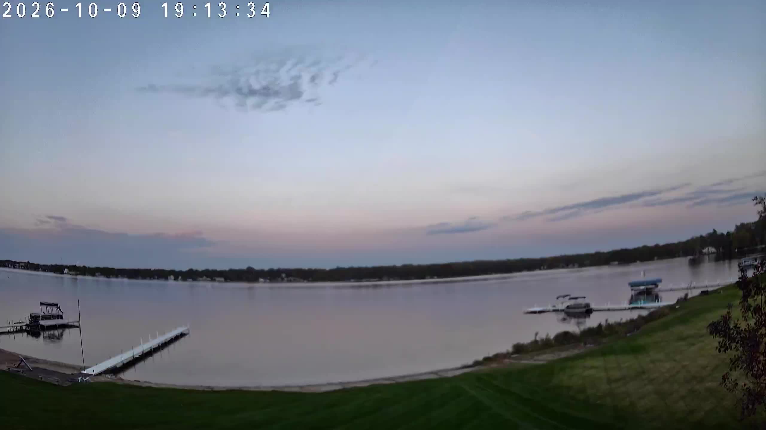 Winona Lake Sunset — October 9, 2026