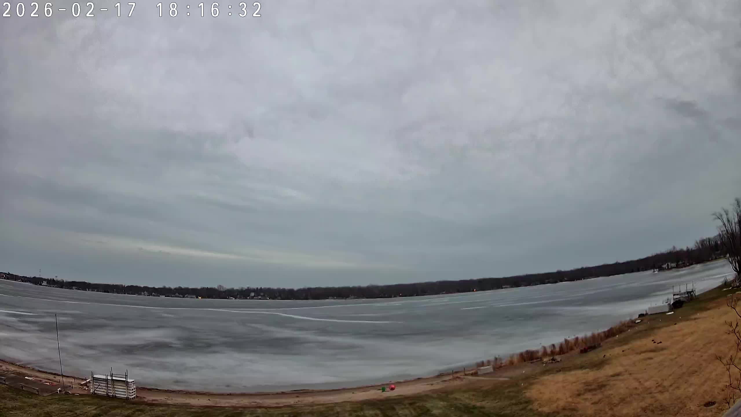 Winona Lake Sunset — February 17, 2026