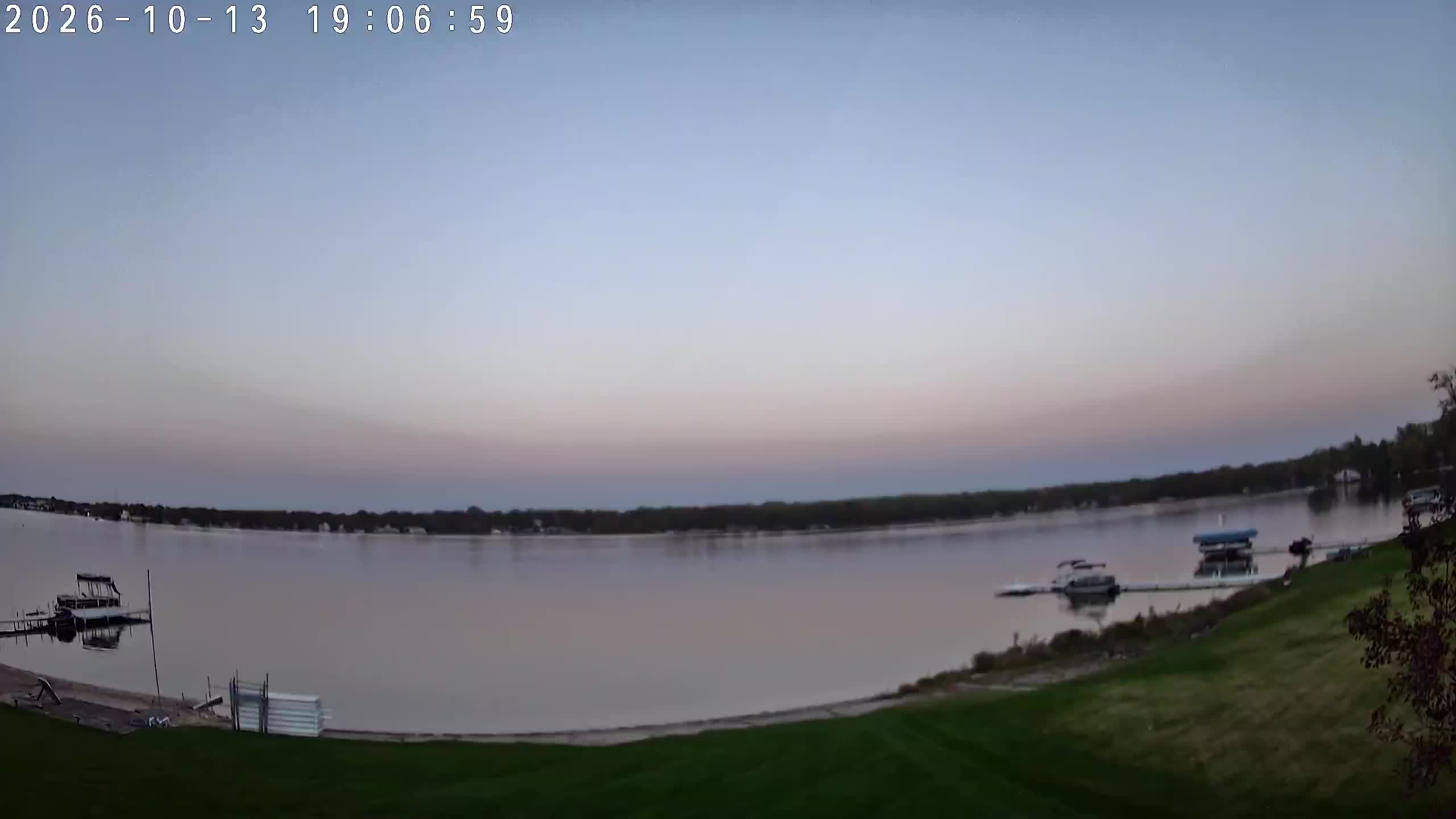Winona Lake Sunset — October 13, 2026
