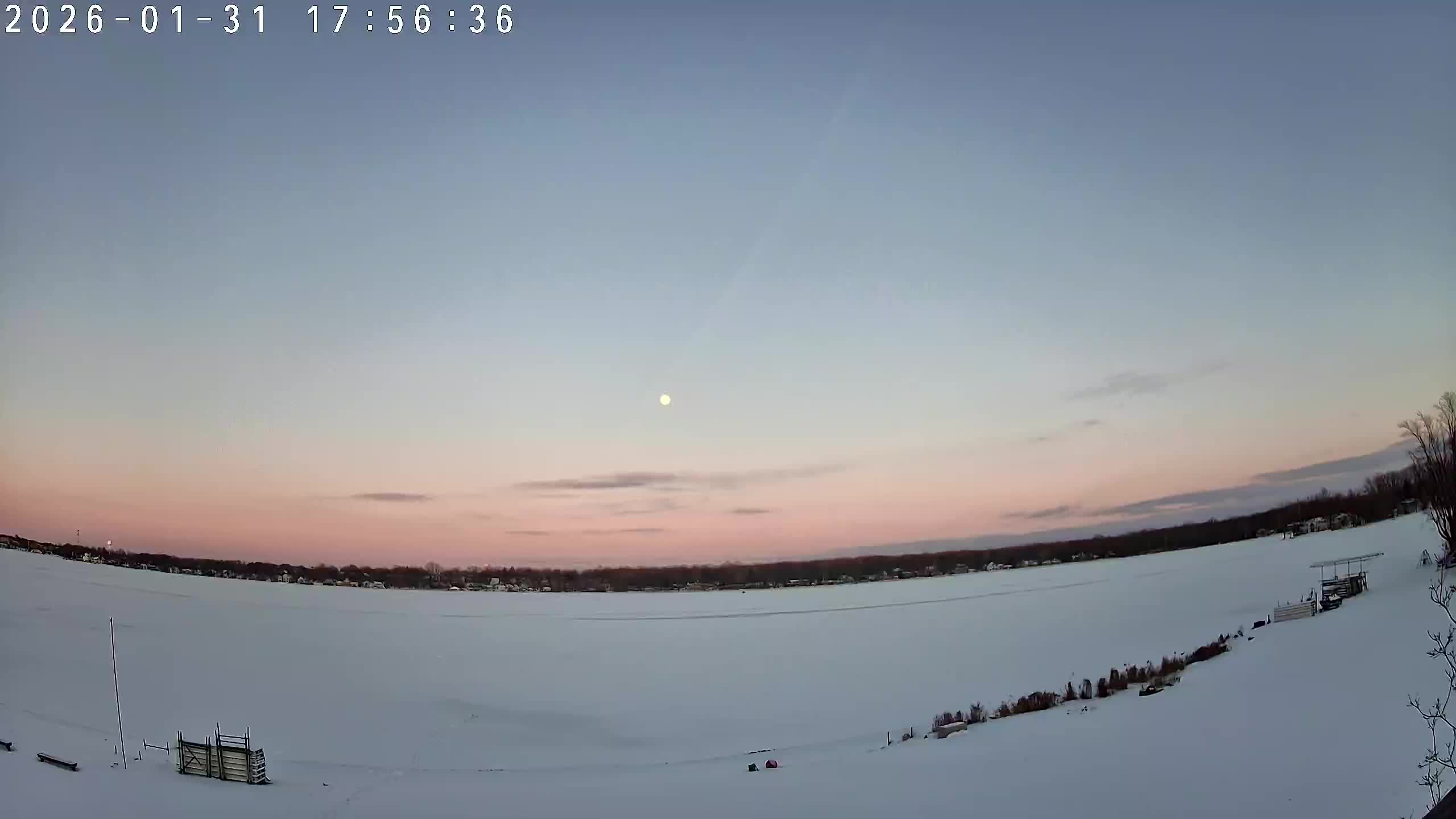 Winona Lake Sunset — January 31, 2026