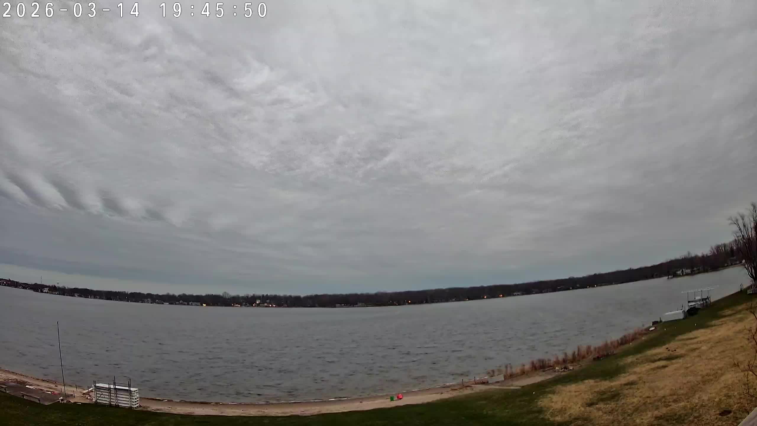 Winona Lake Sunset — March 14, 2026