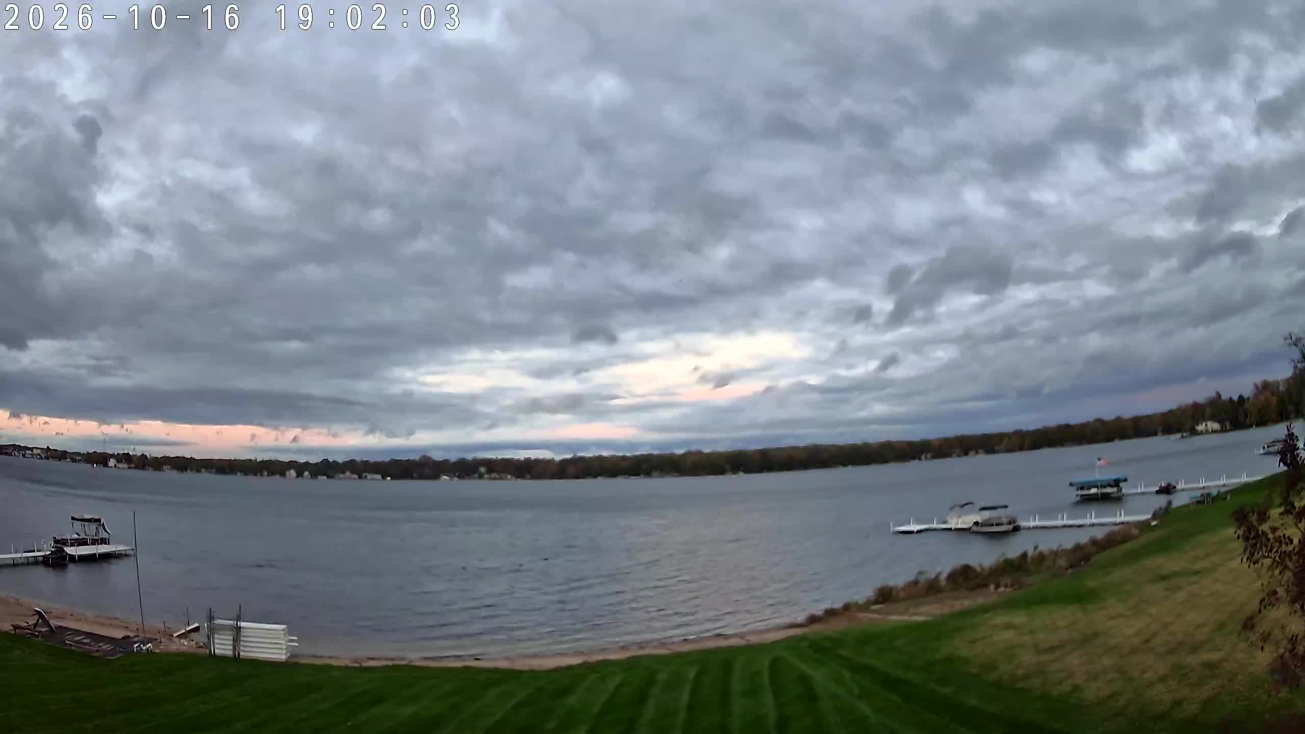 Winona Lake Sunset — October 16, 2026